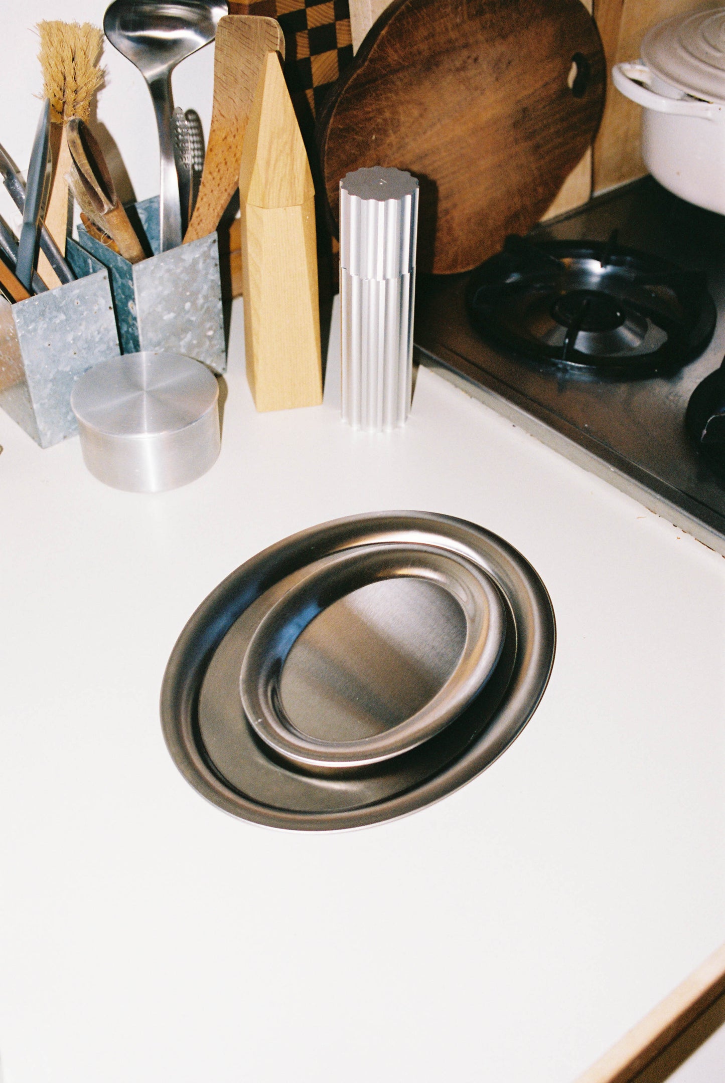 Stainless Steel Tray Set
