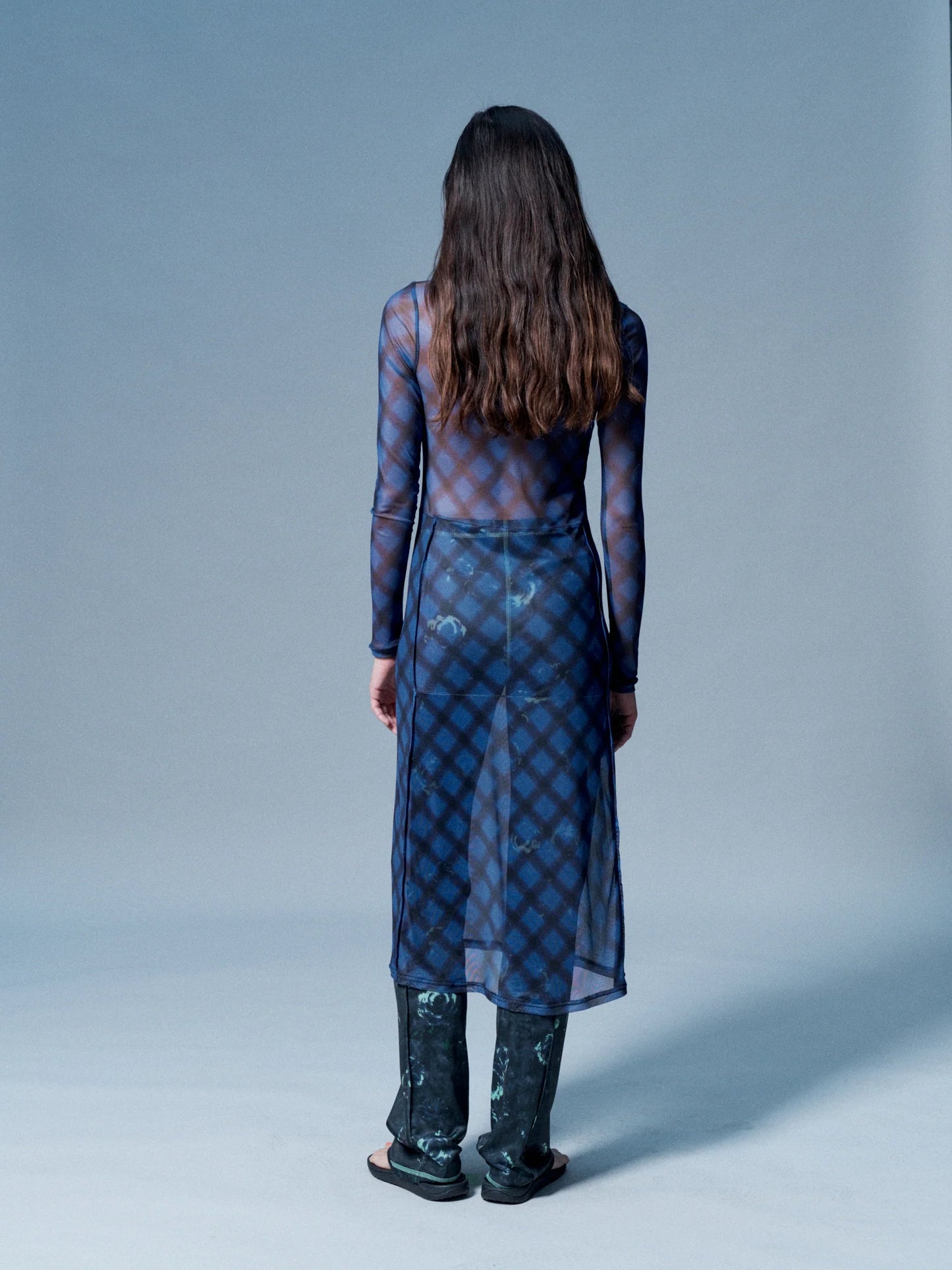 Criss Cross Dress in Blue
