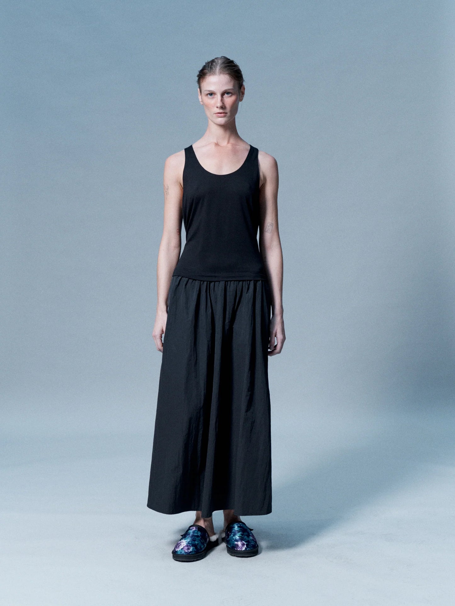 Singlet Gown in Black
