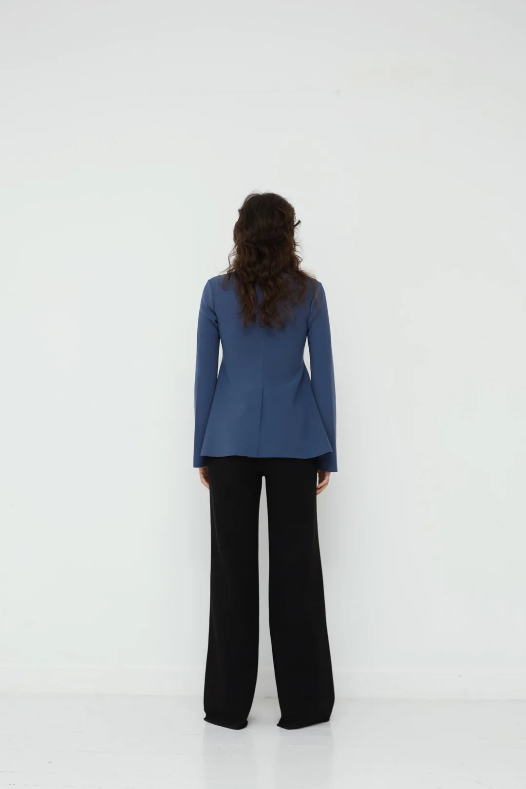 Wide Bootcut Trouser in Black