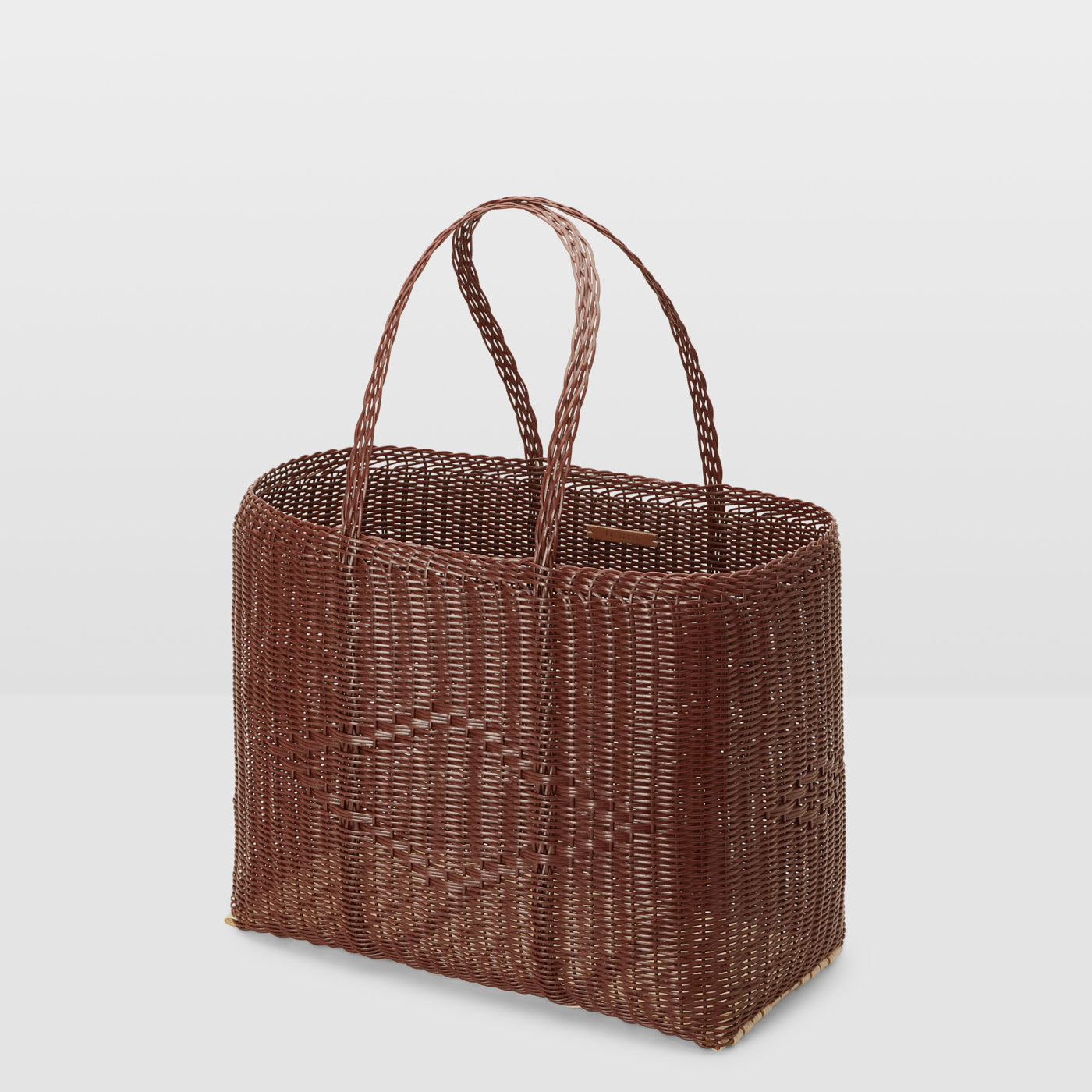 Basket Tote Large in Chocolate