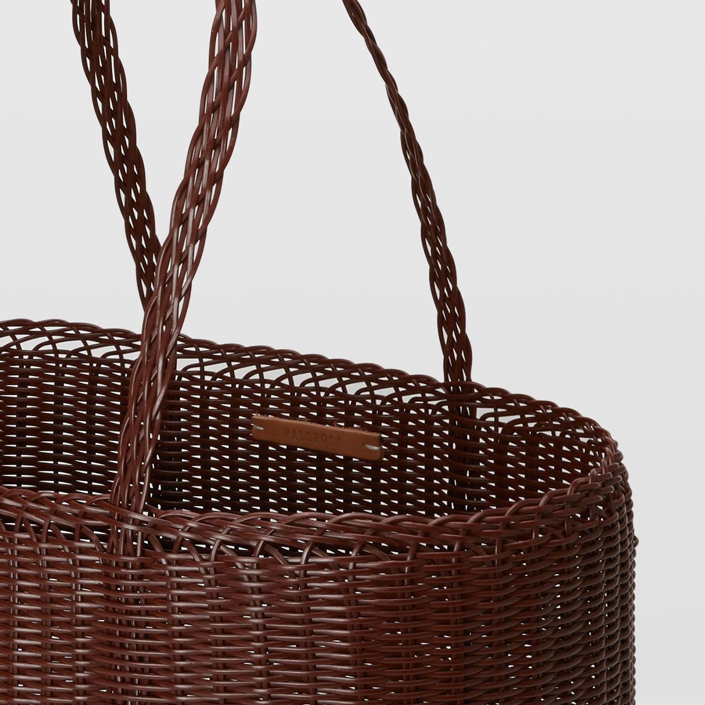 Basket Tote Medium in Chocolate