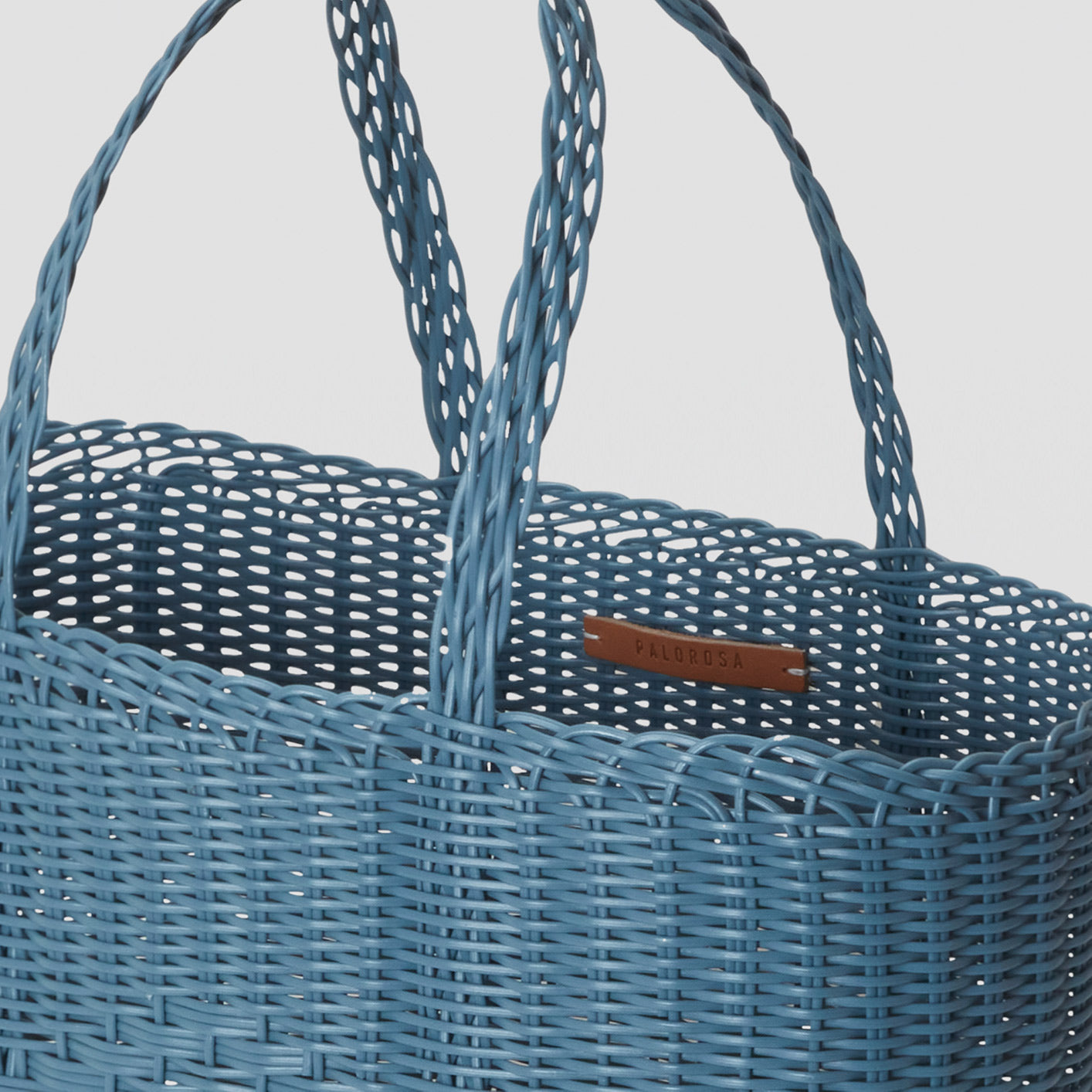 Basket Tote Small in Paloblue