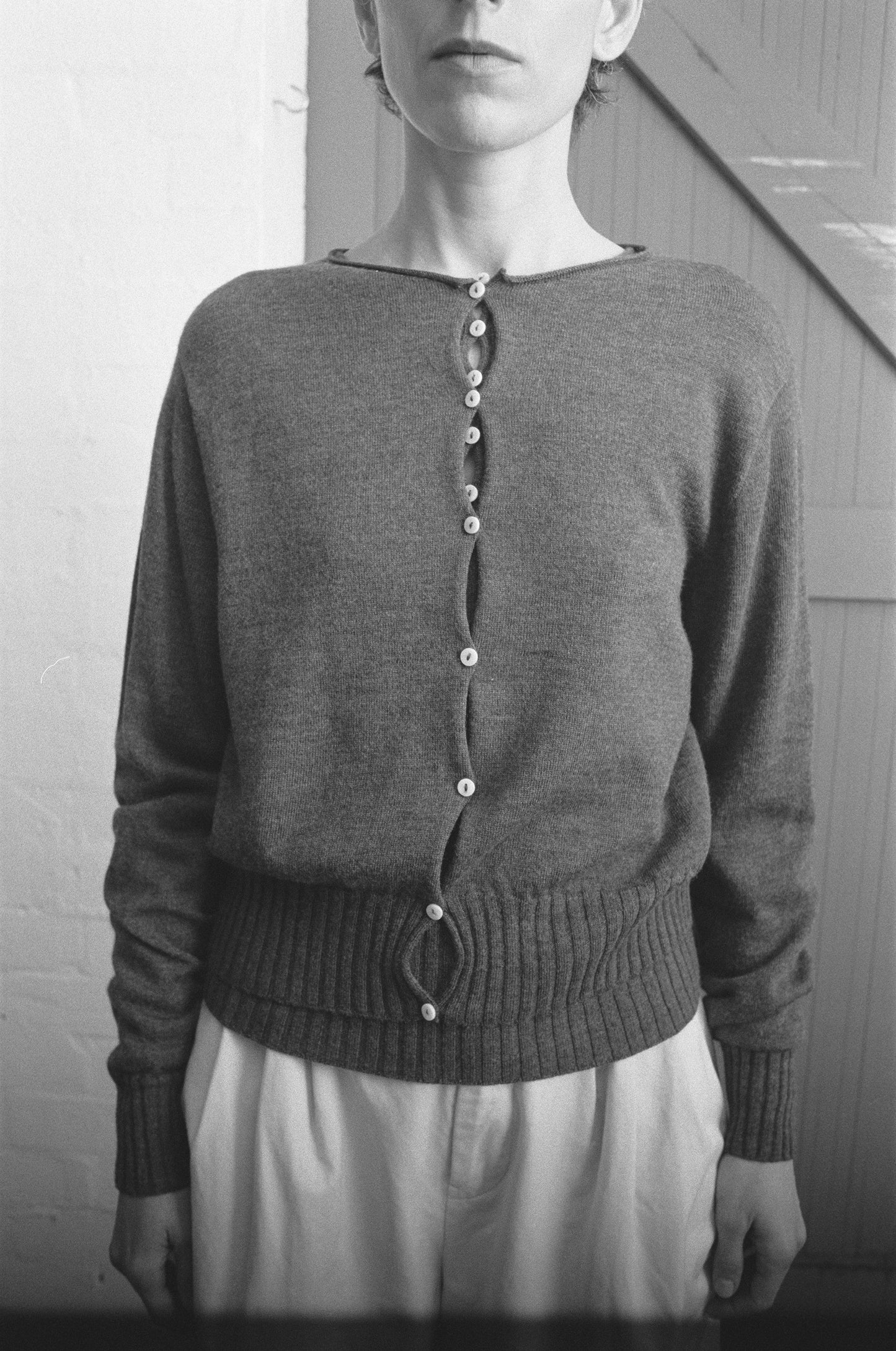 Anni Cardigan in Shadow Grey