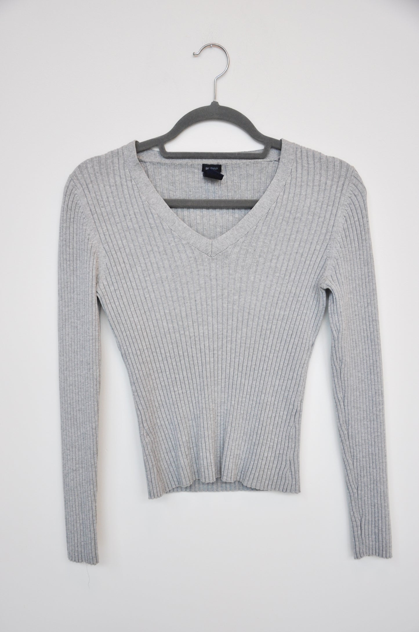 Gap Ribbed Long Sleeve - grey