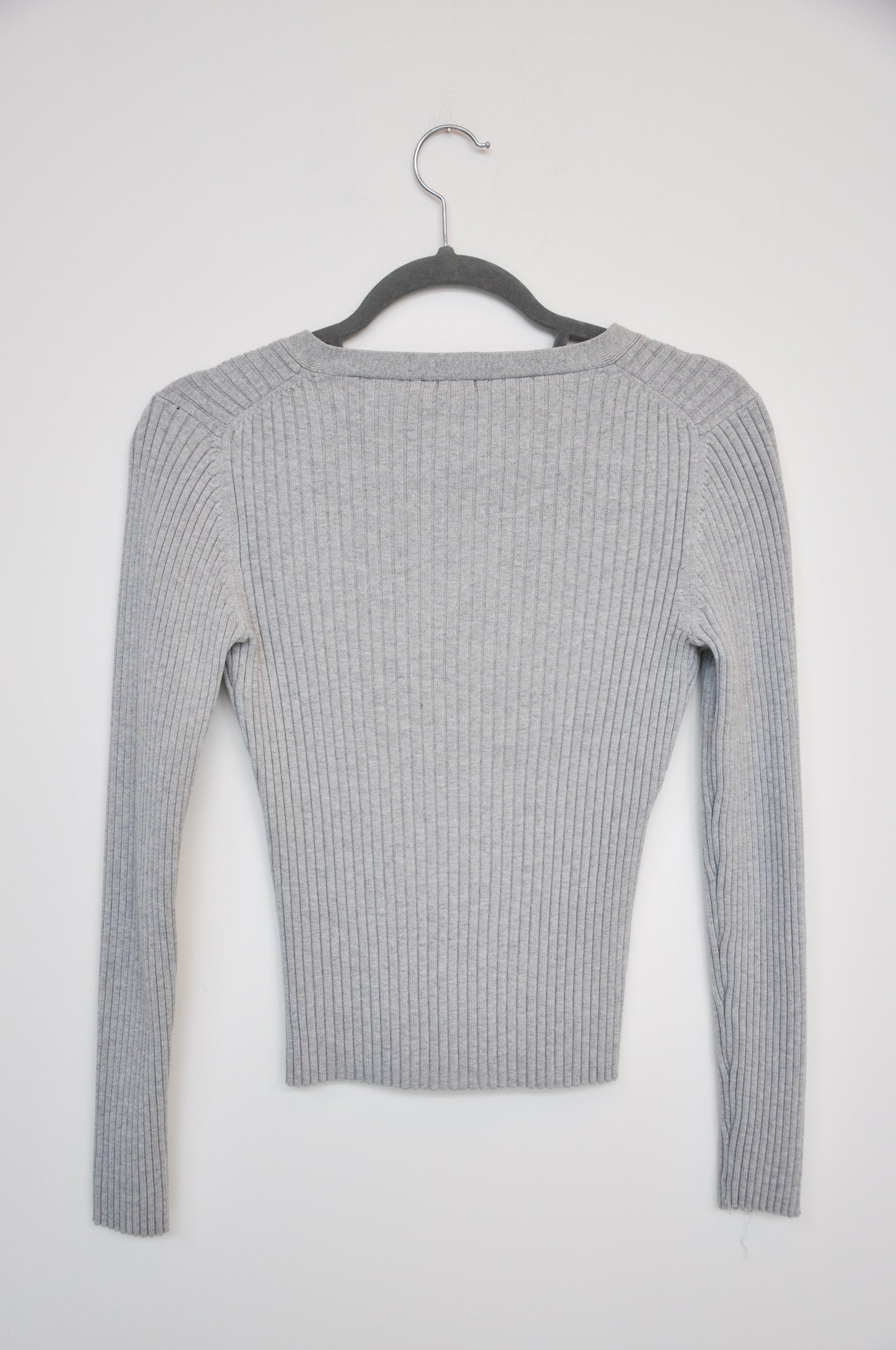 Gap Ribbed Long Sleeve - grey
