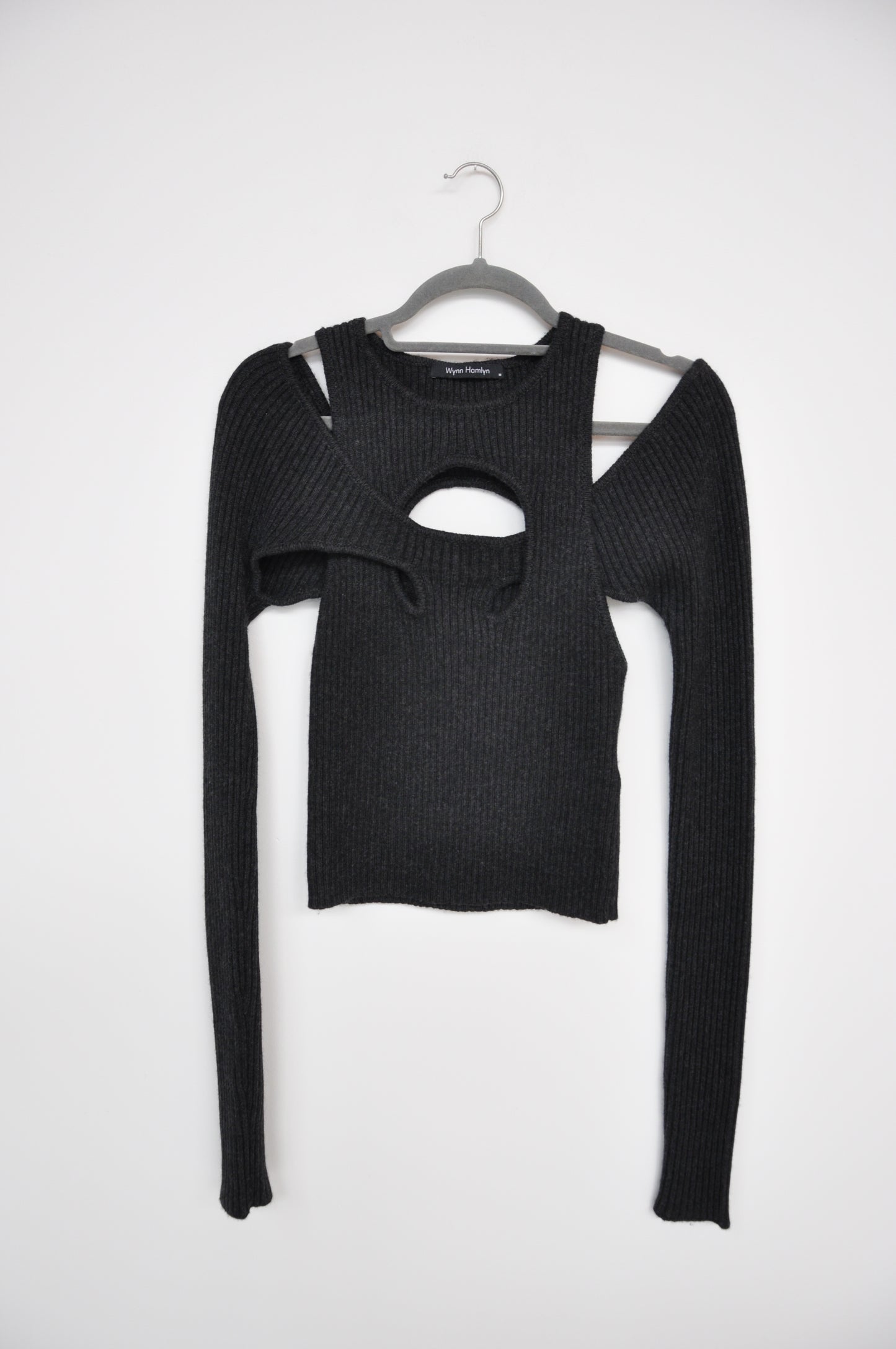 Wynn Hamlyn Asymmetrical Knit - grey