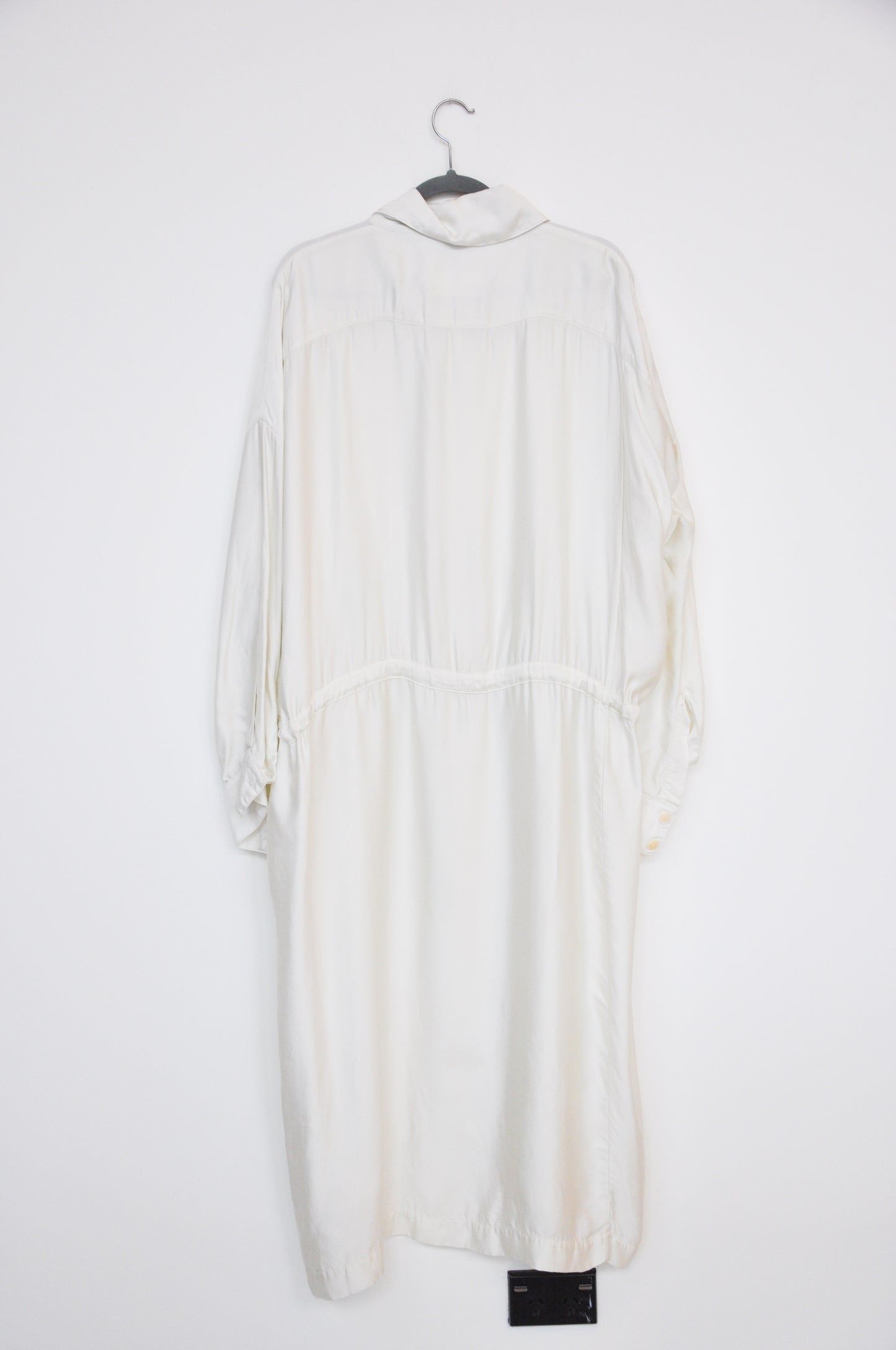Miss Crab Shirt Dress - beige