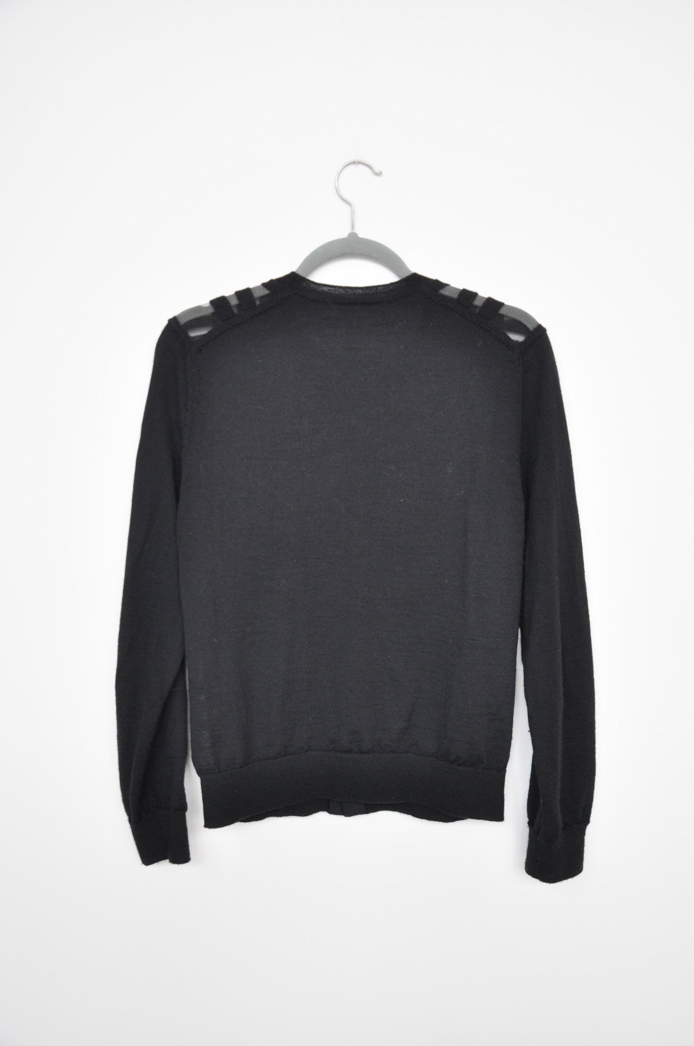 Comme Des Garçons Cardigan - Black Tartan
