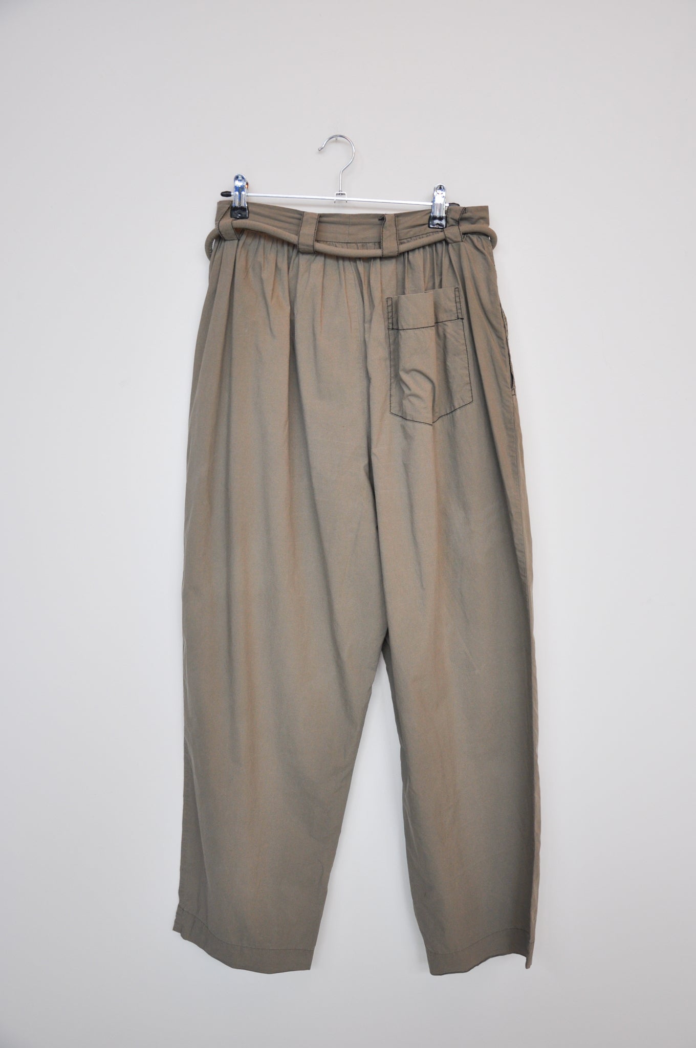 Verner Balloon Pants - olive green