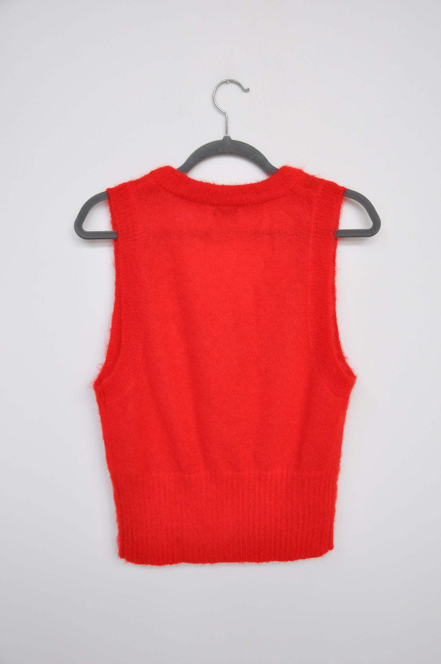 Ganni Knit Tank - red