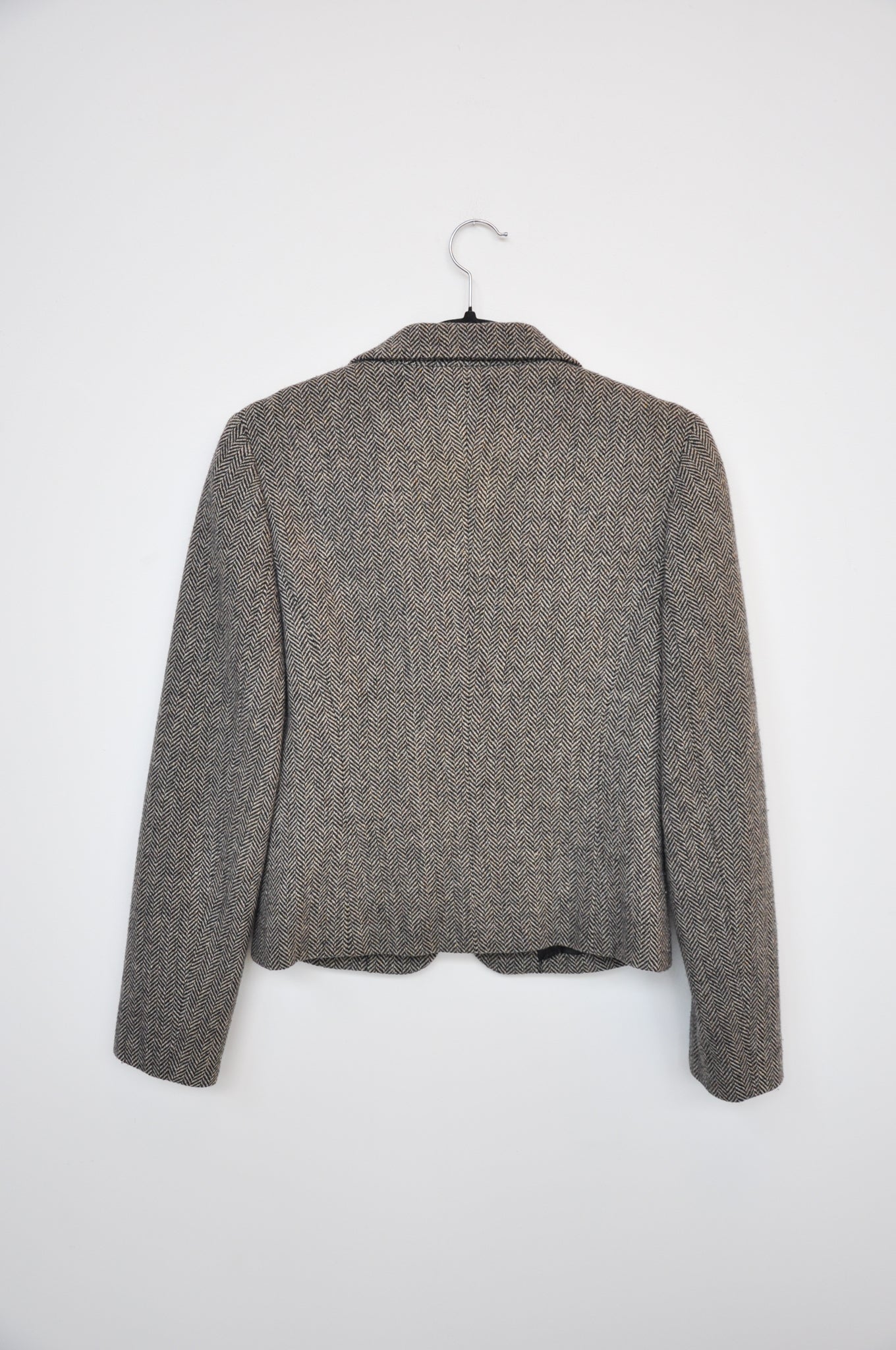 Max Mara Blazer - grey herringbone