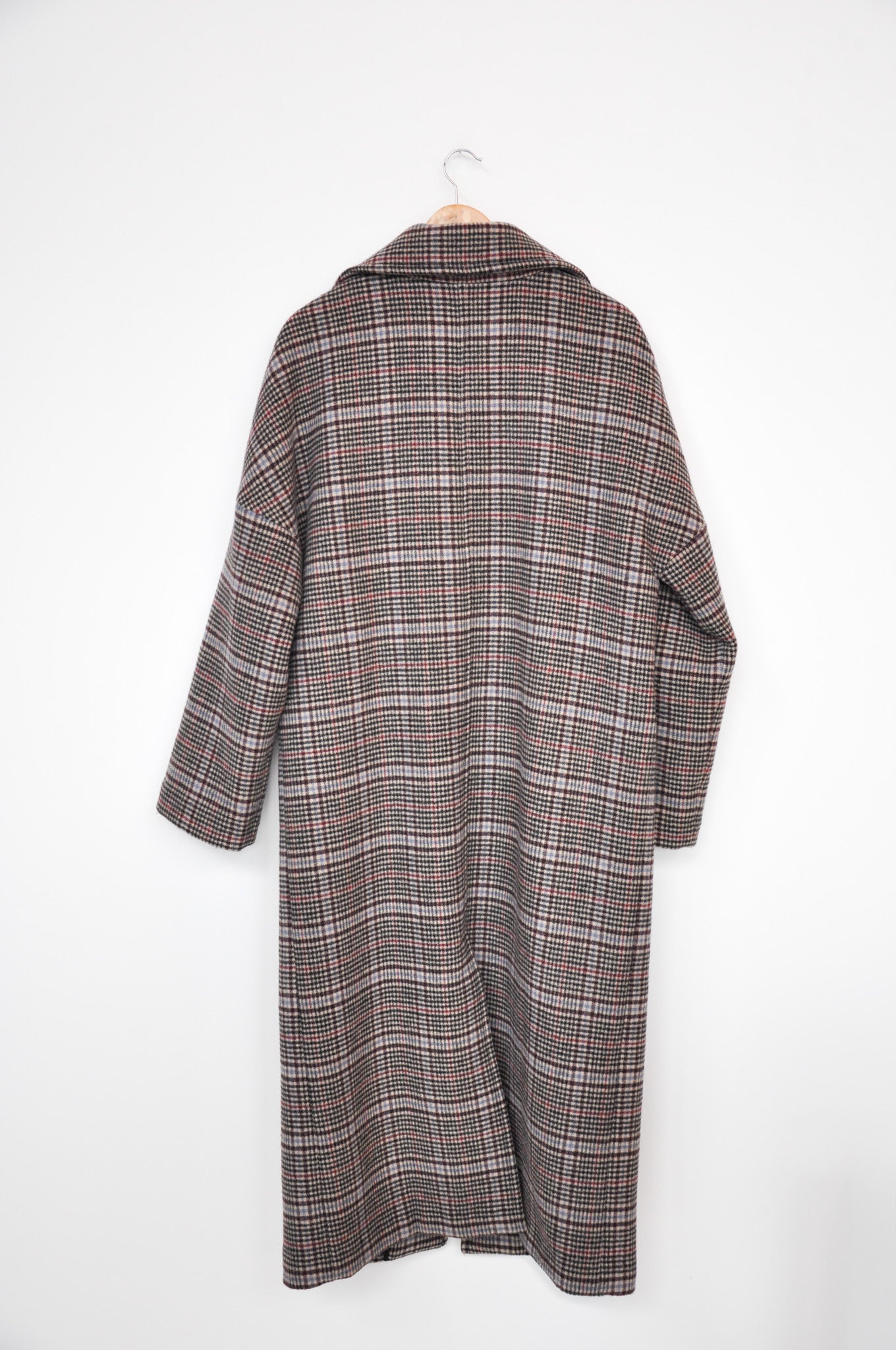Magali Pascal Coat - Grey/Multi Tartan