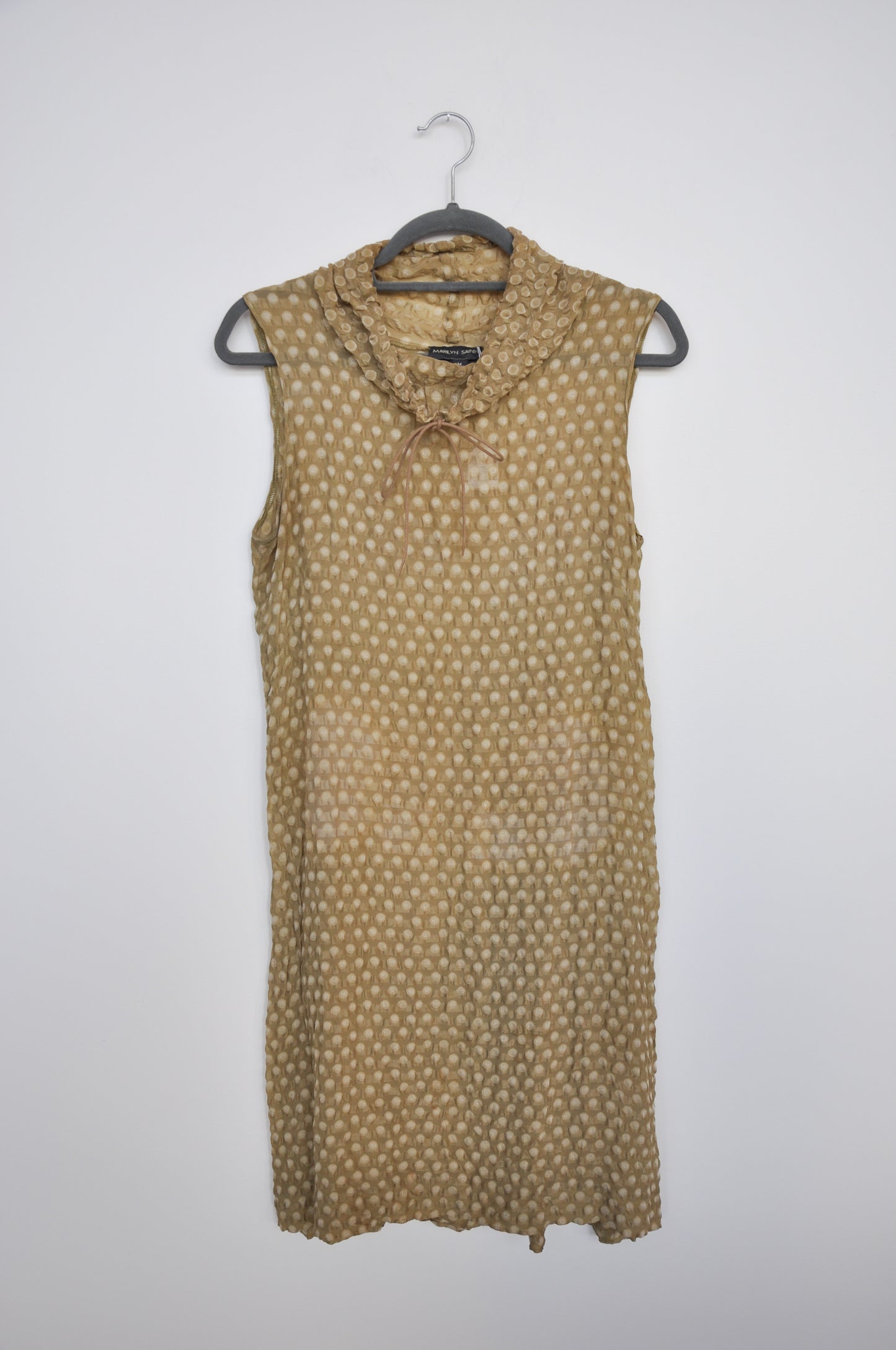 Marilyn Sainty Polka Dot Dress - green