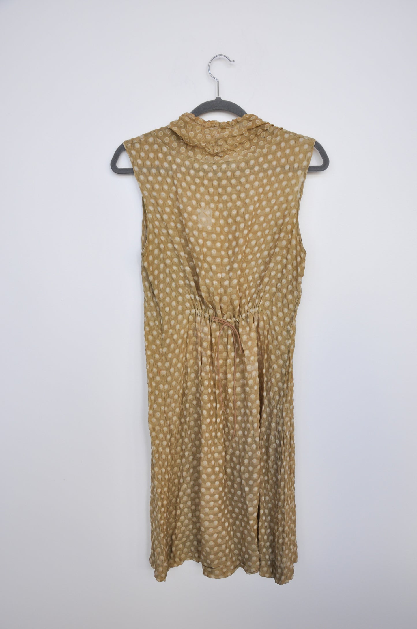Marilyn Sainty Polka Dot Dress - green