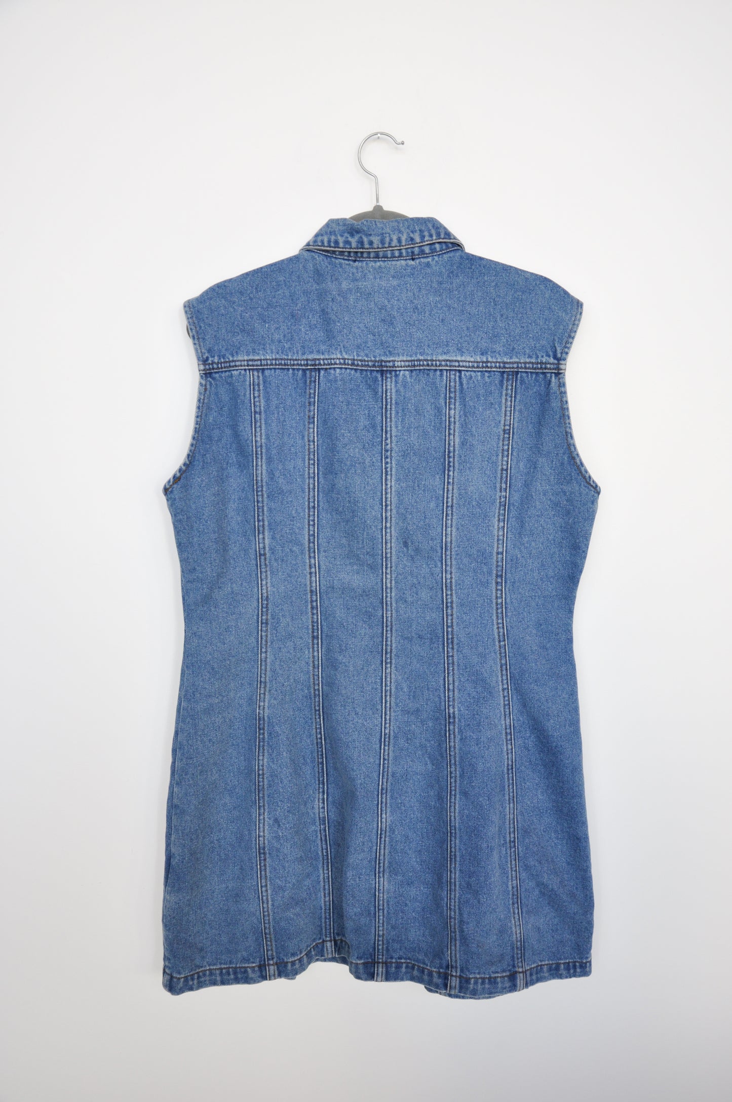 Wynn Hamlyn Sleeveless Denim Dress - indigo