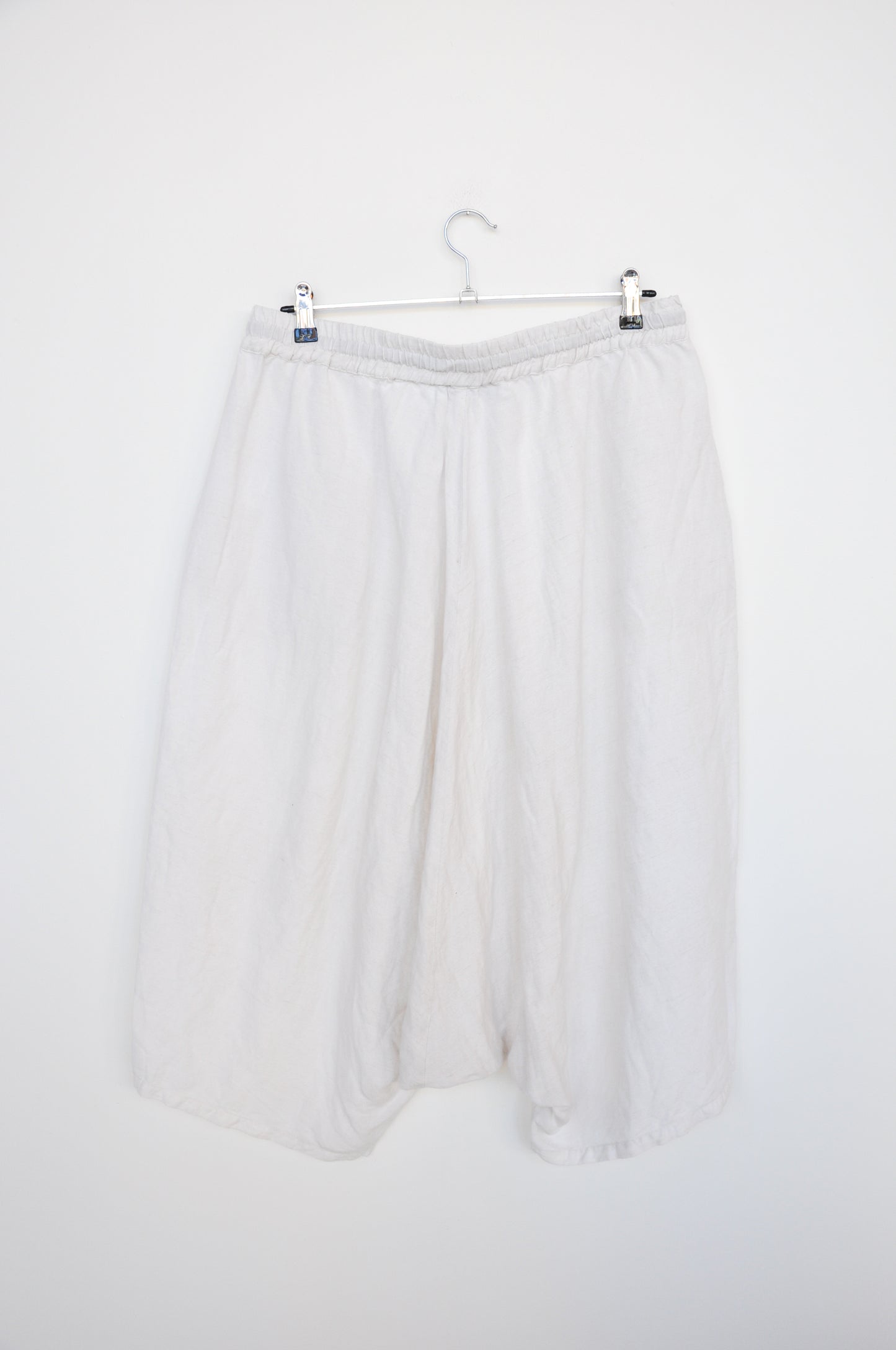 Salasai Drop Crotch Shorts - white