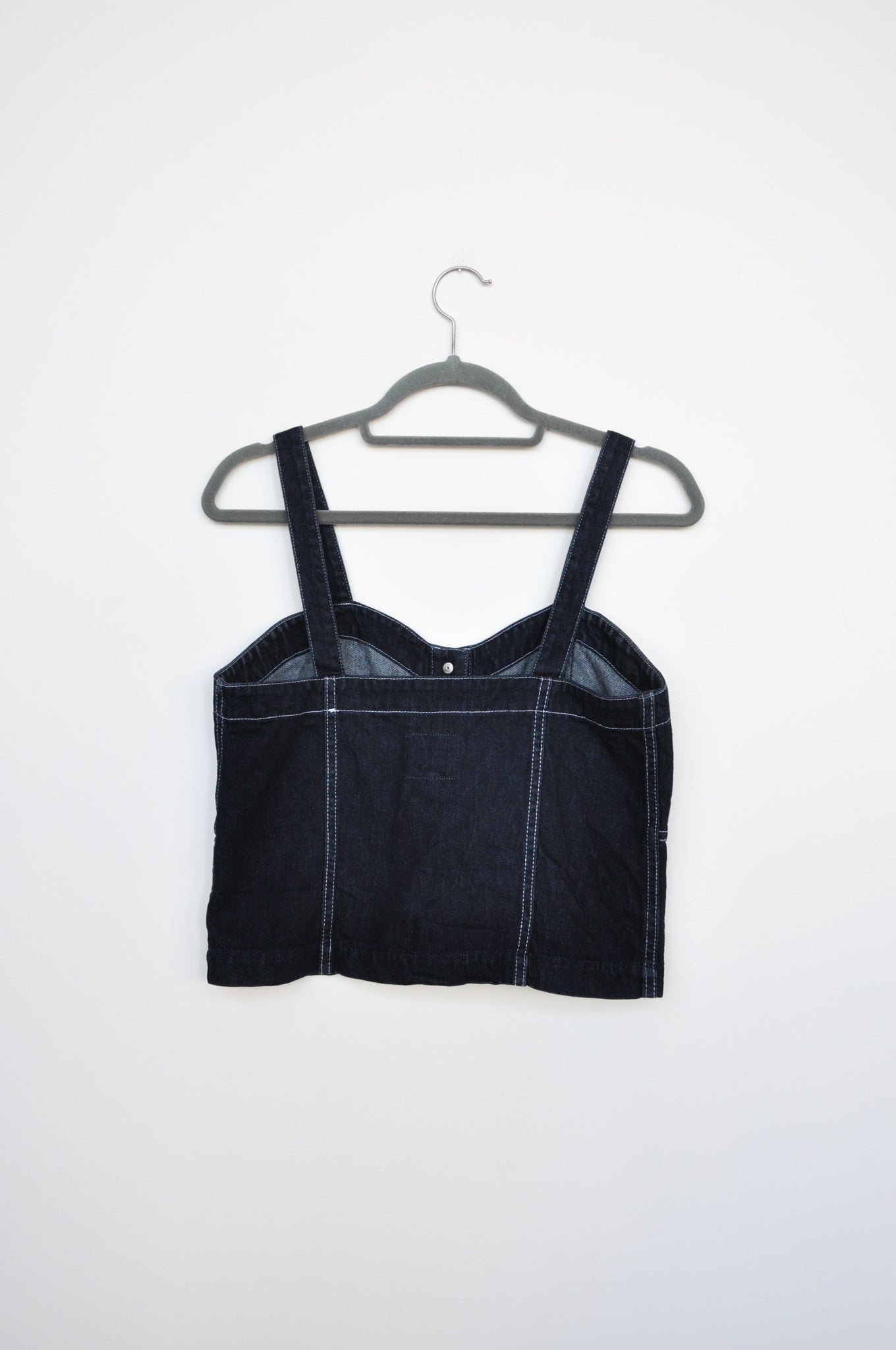 Kowtow Denim Bodice Top - Dark Indigo