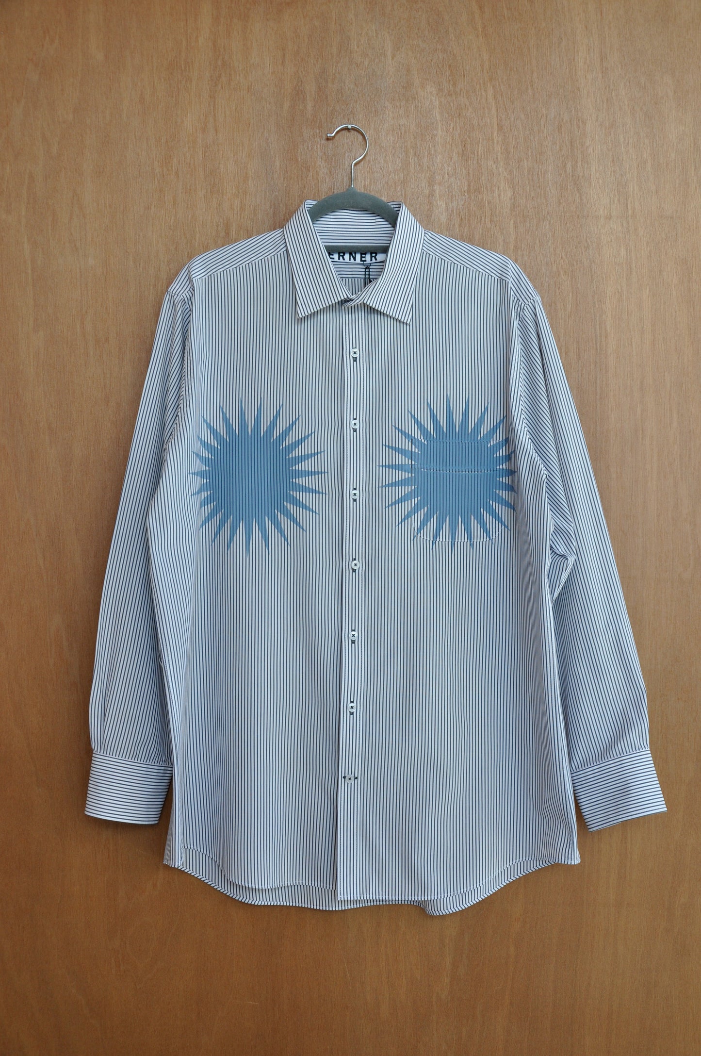 Overprint Star Shirt Upcycled #3
