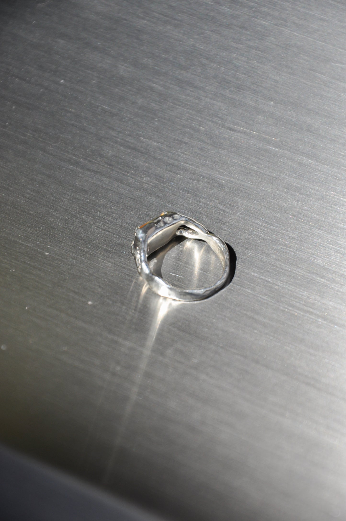 You In The Song Is Me Ring in Silver & Citrine