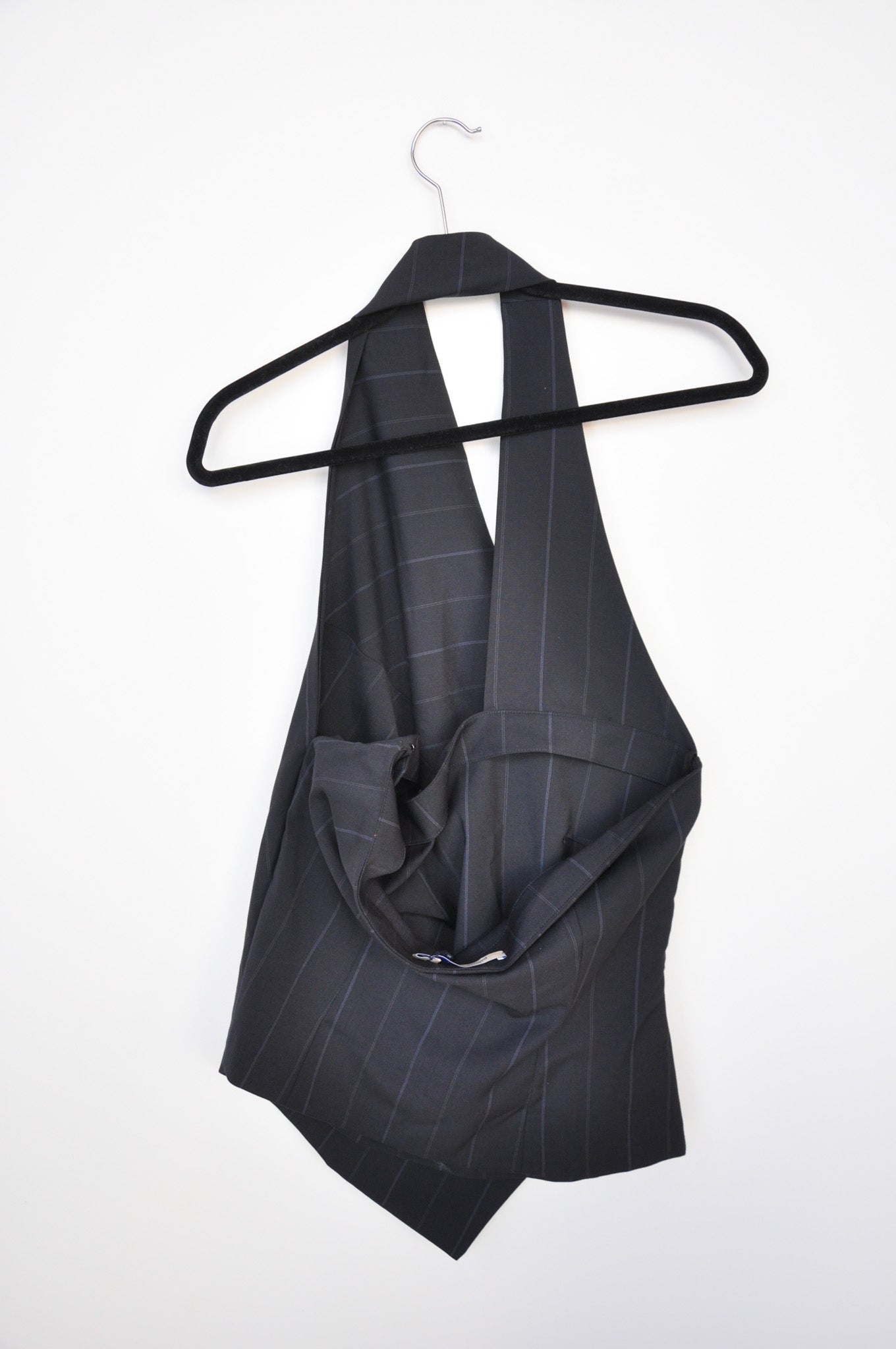 Paloma Wool Tiomi Top - Black / Blue Pinstripe