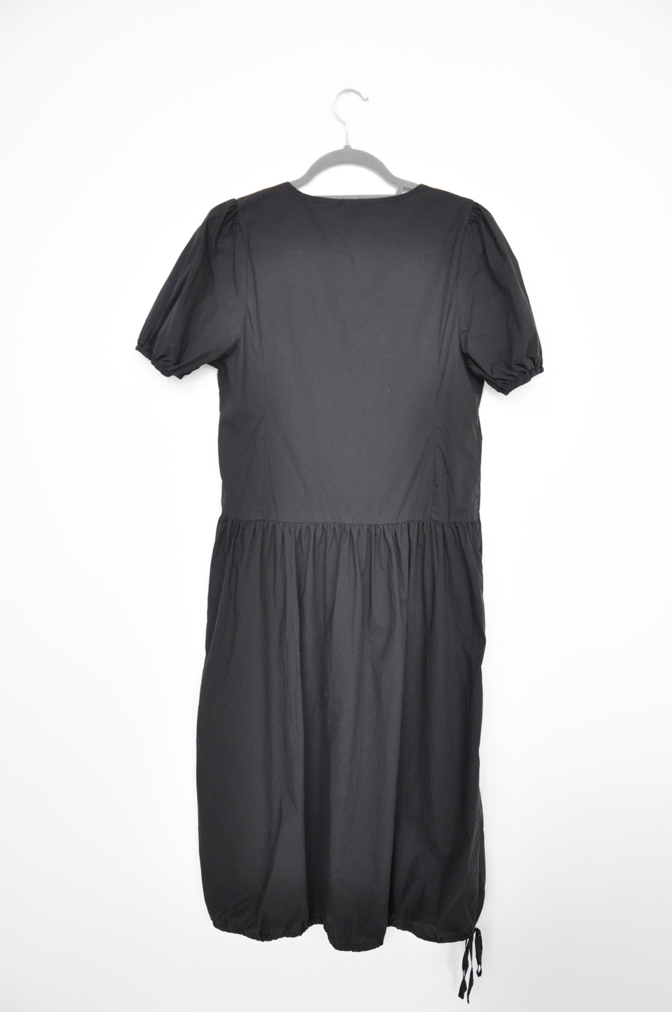 Deiji Studios Draw Hem Dress - Black