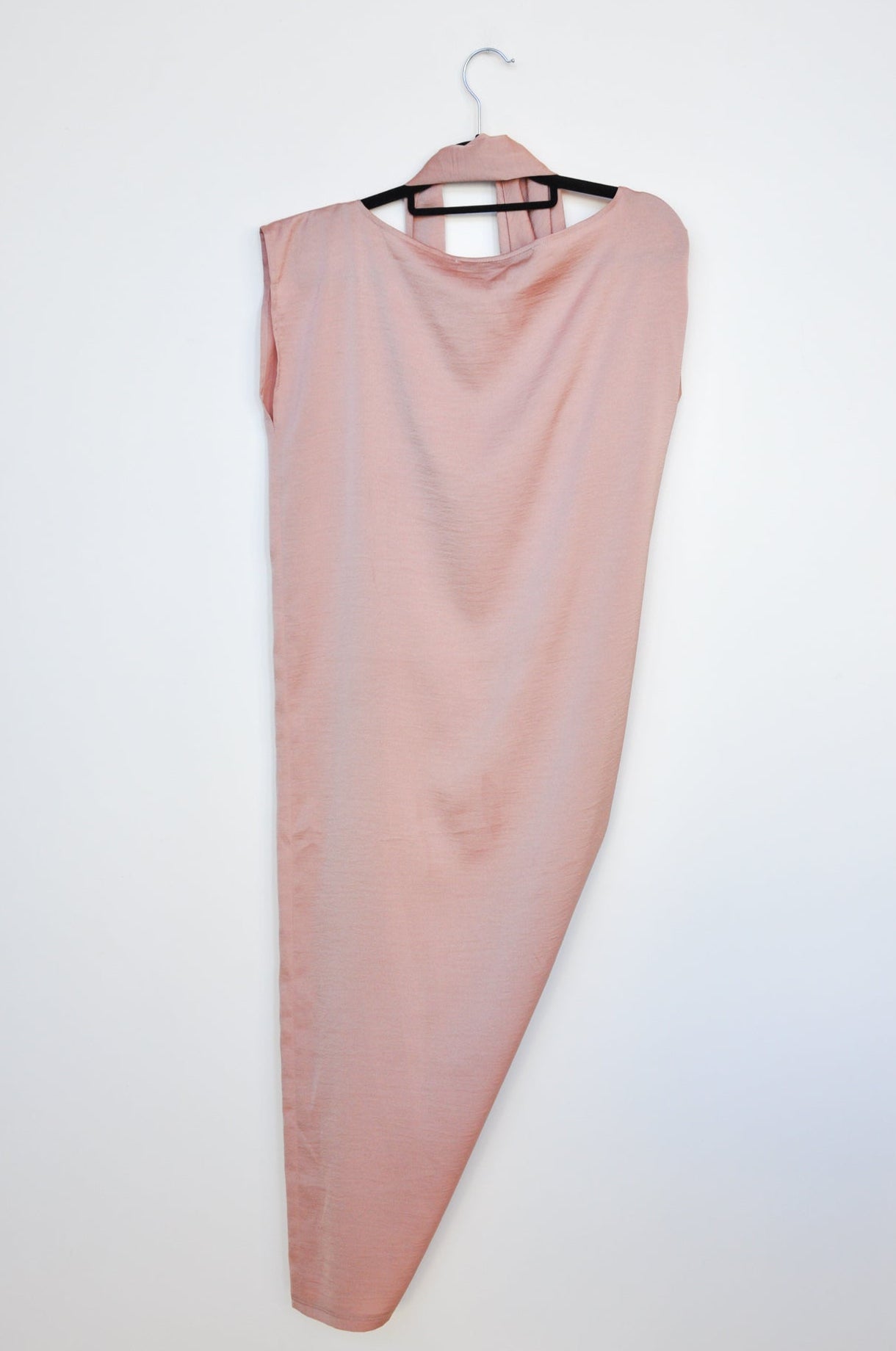 World Draped Sleeveless Dress - Blush Pink