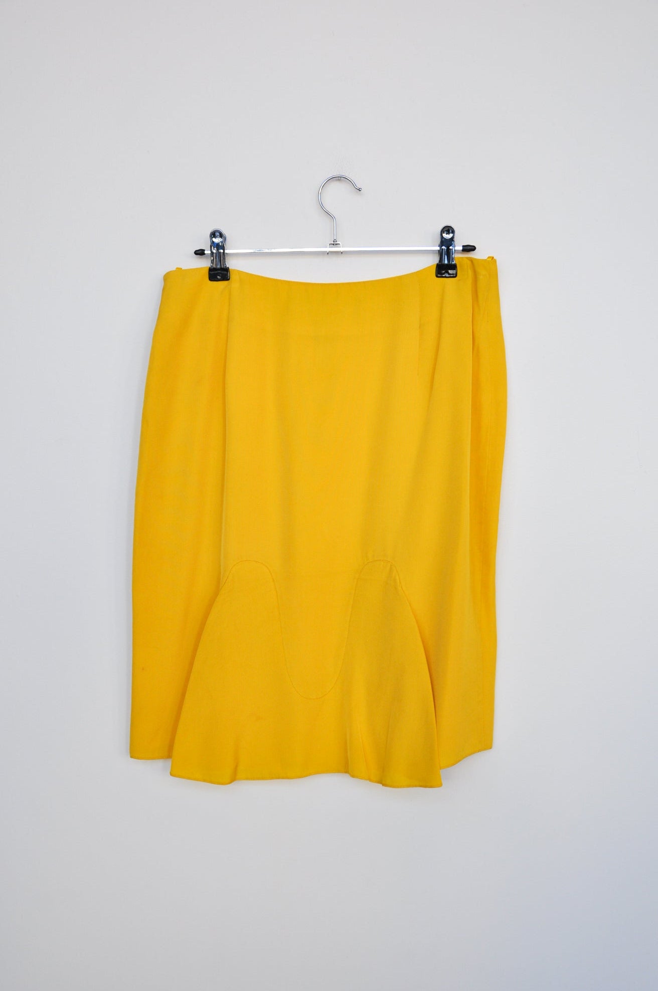 John Galliano Pencil Skirt - Yellow