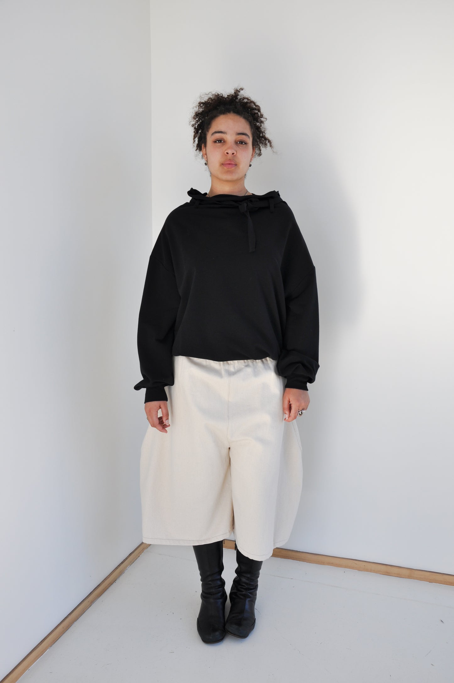 Renbo Shorts in Natural Denim