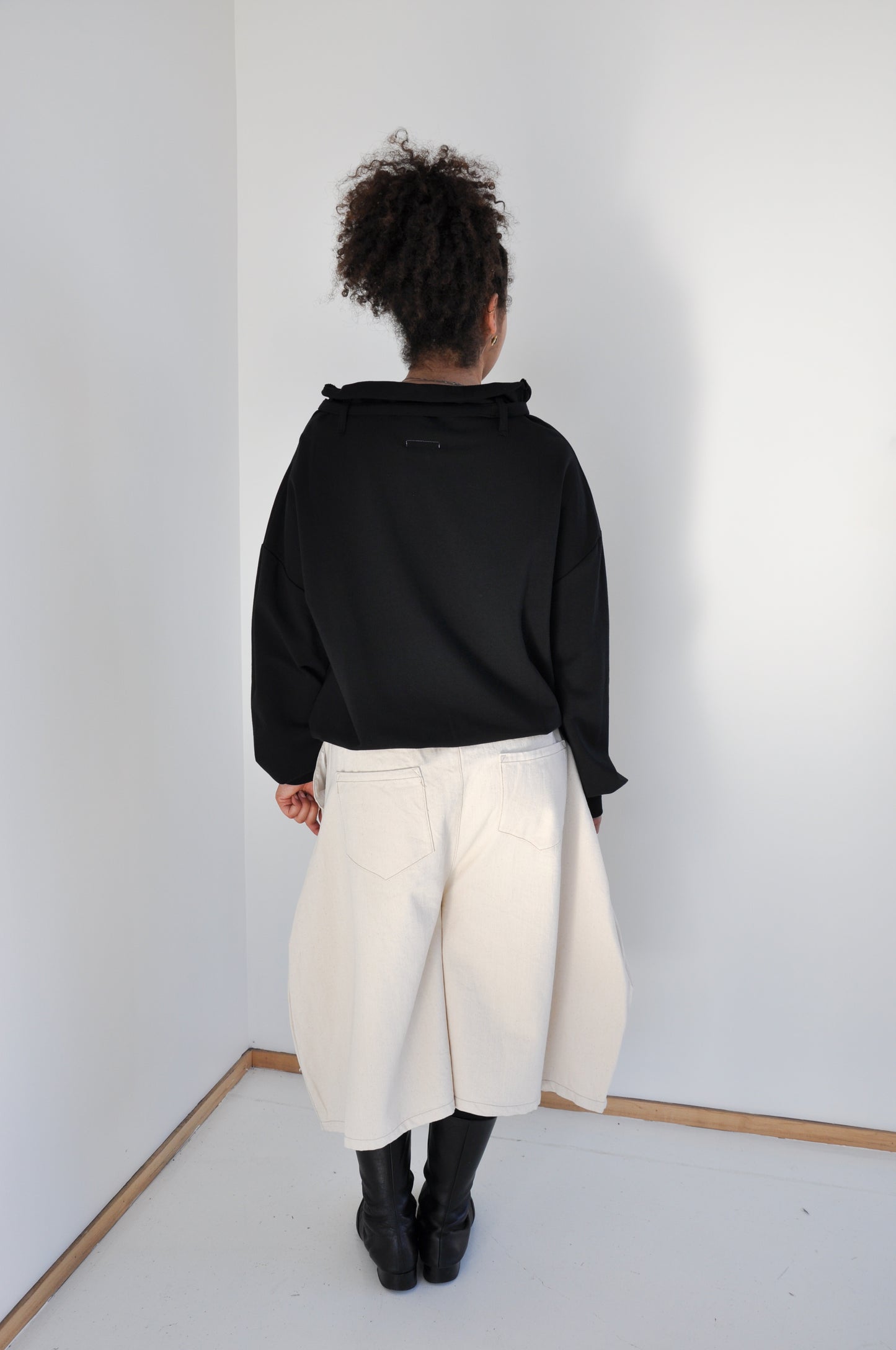 Renbo Shorts in Natural Denim