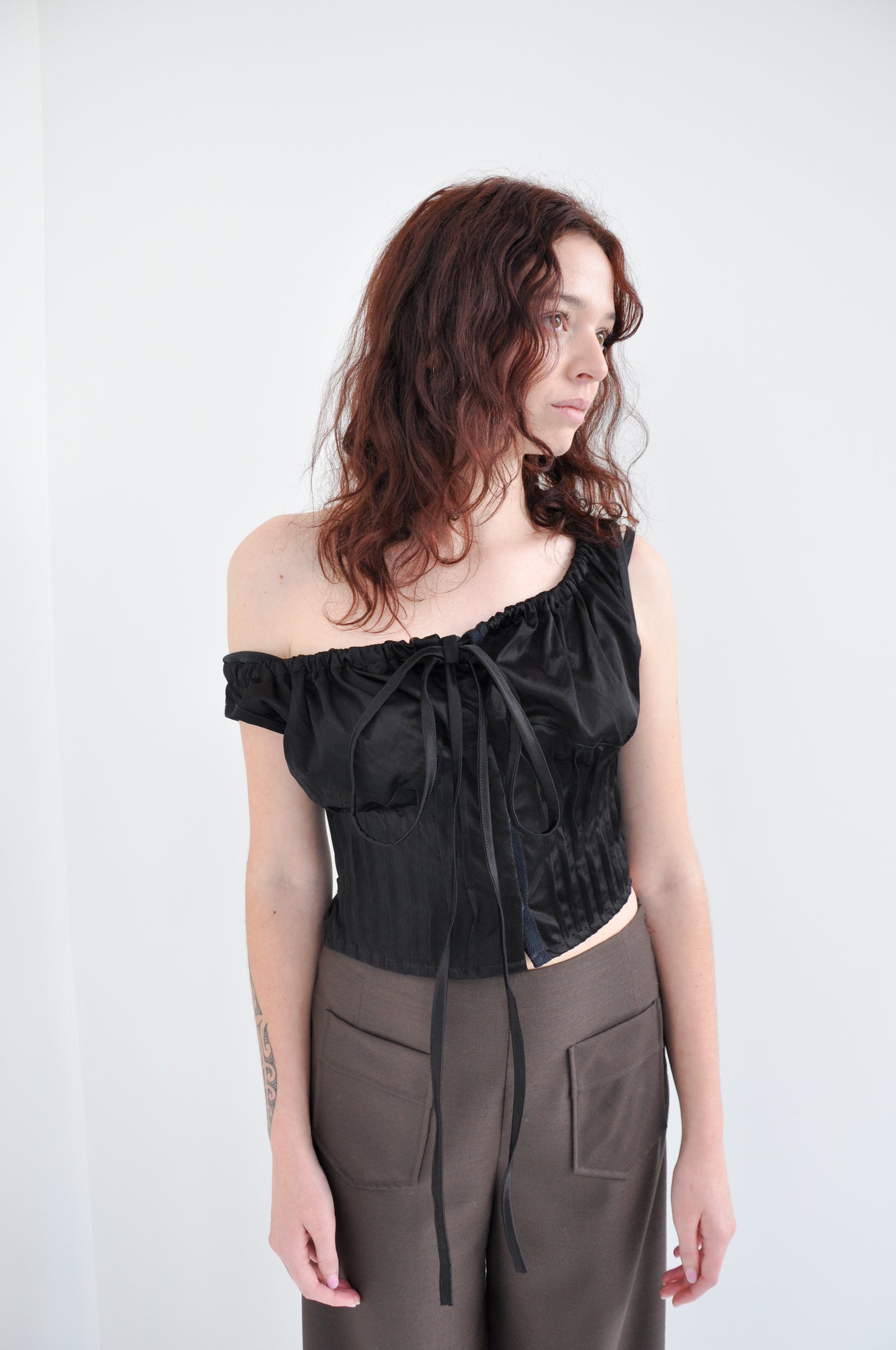 Corset Cover in Black
