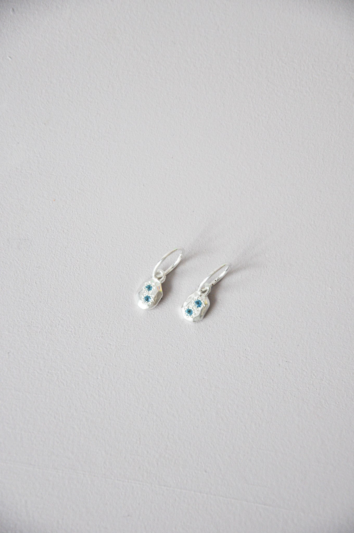 Speckled Earrings in Topaz