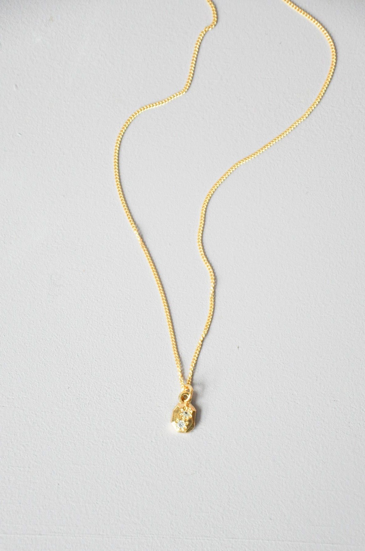 Speckled Necklace in Topaz & Gold