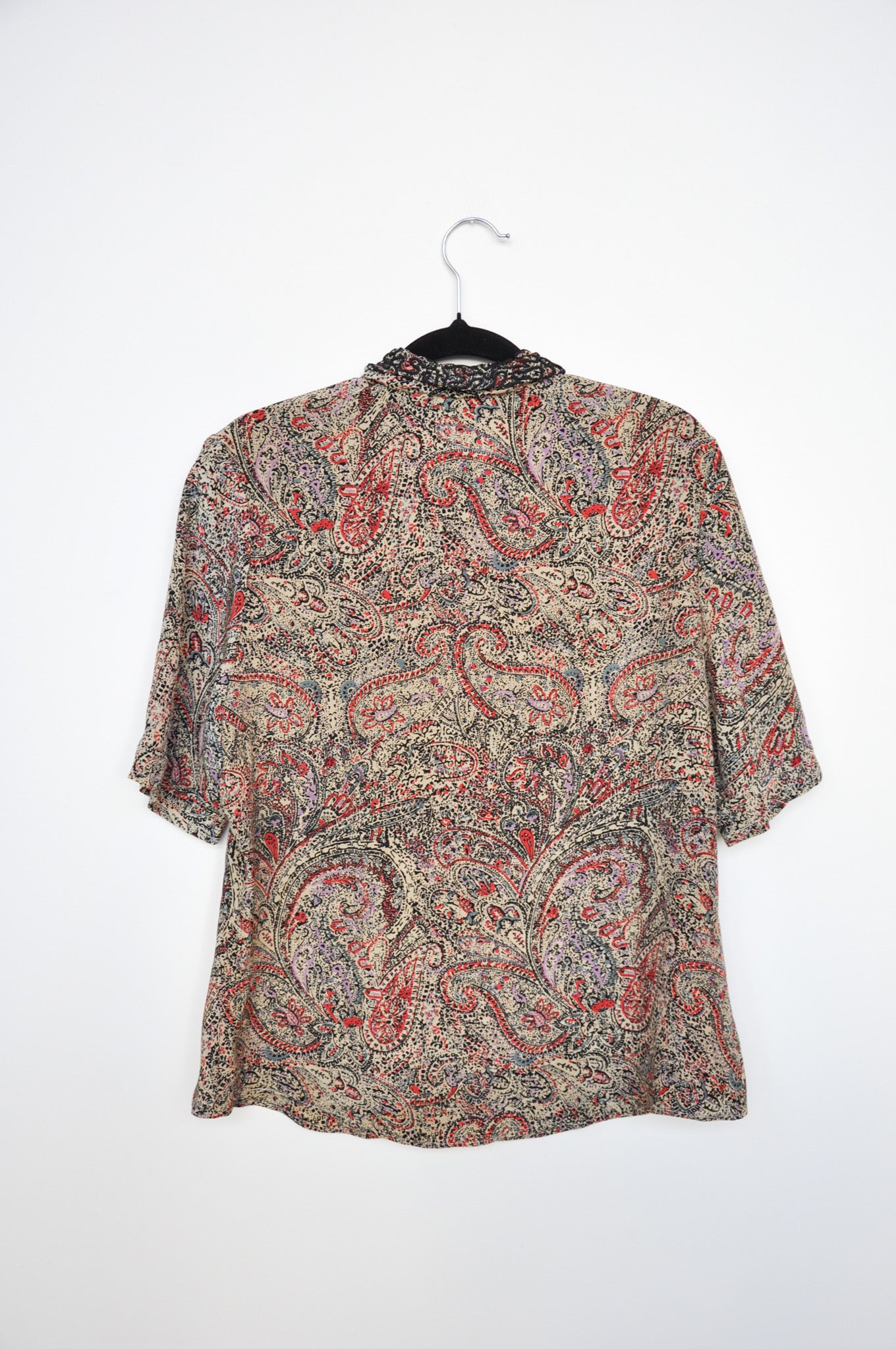 Zambesi Silk Shirt - Brown/Paisley