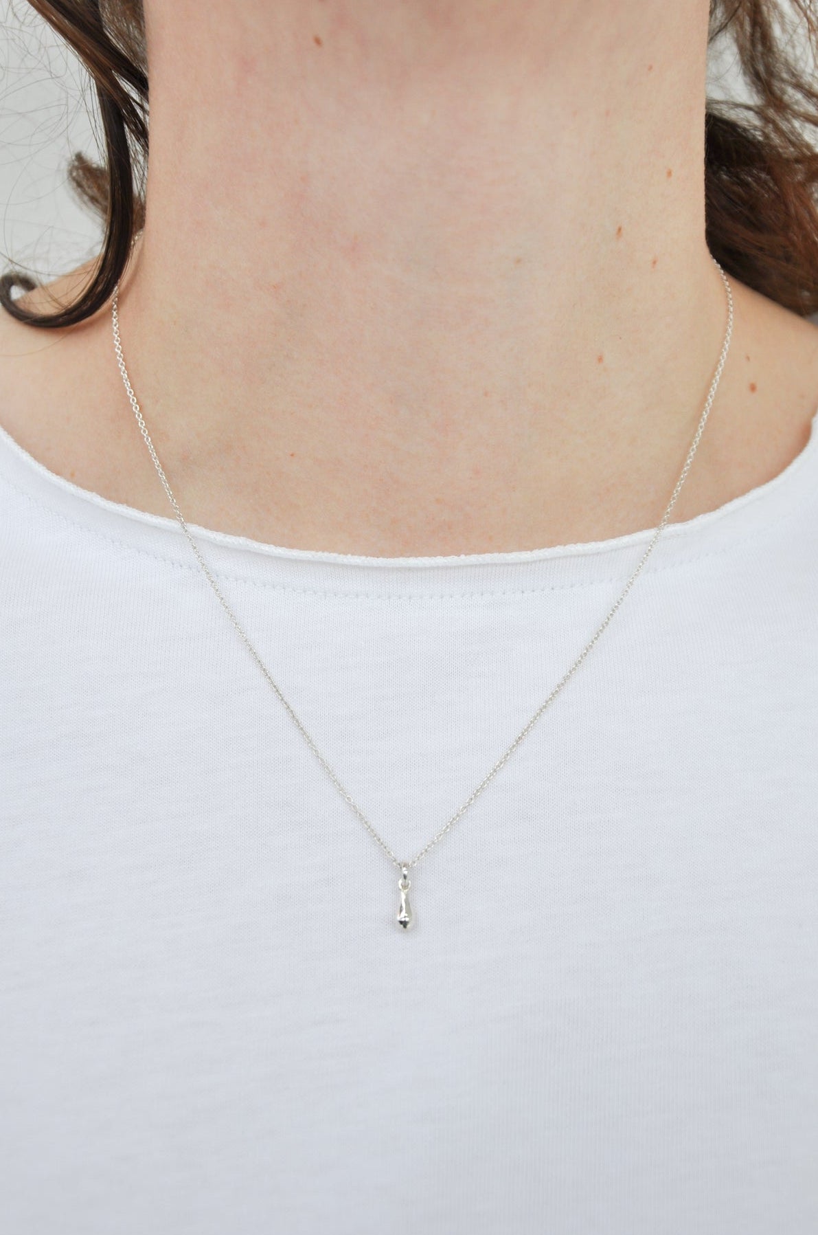 Teardrop Pendant in Silver