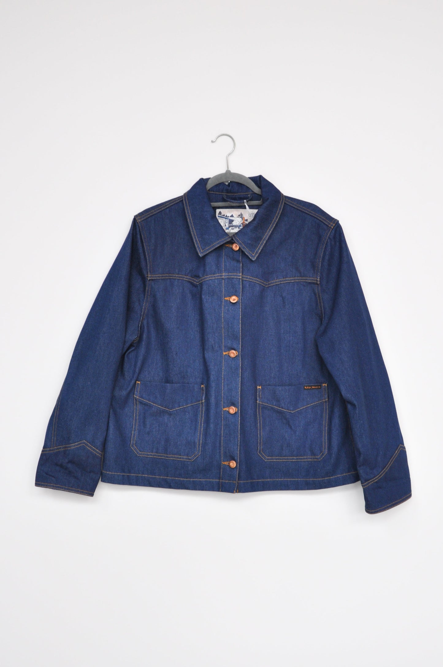 Nudie Jeans Western Kelly Denim Jacket - blue