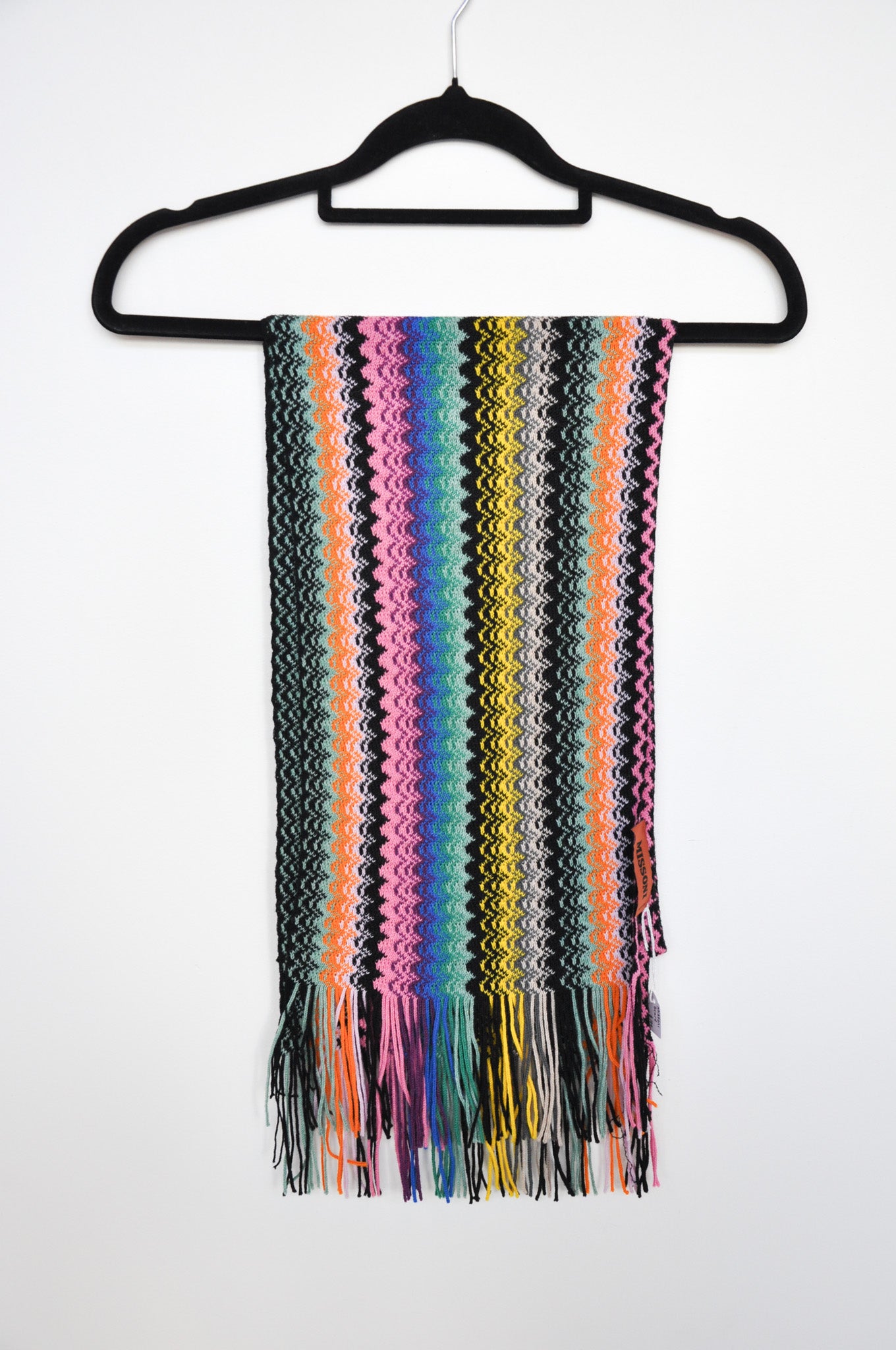 Missoni Chevron Fringed Scarf - Multi