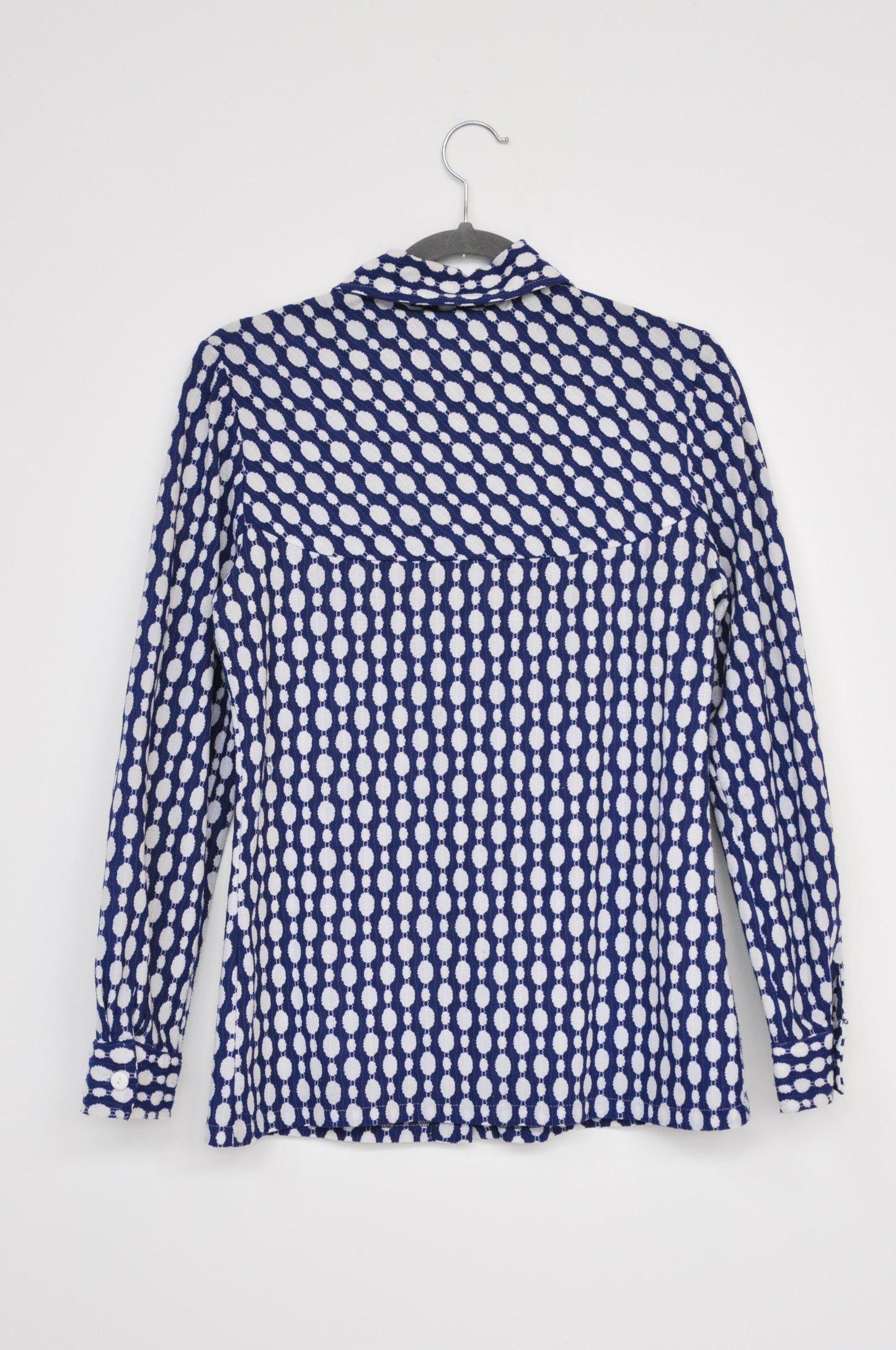 Derek Clothing Dot Shirt - blue/white