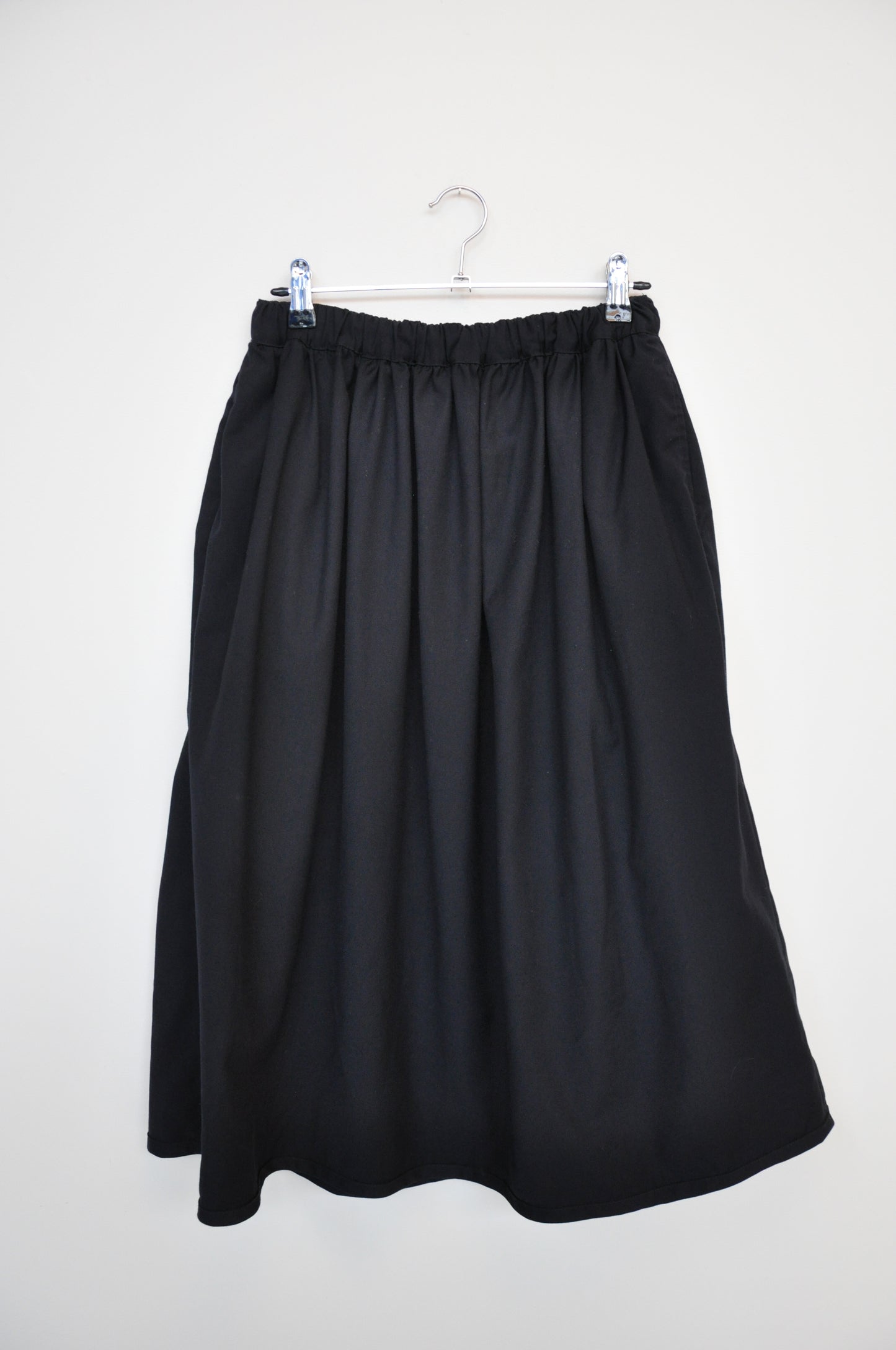 Comme Des Garçon Wool Skirt - black