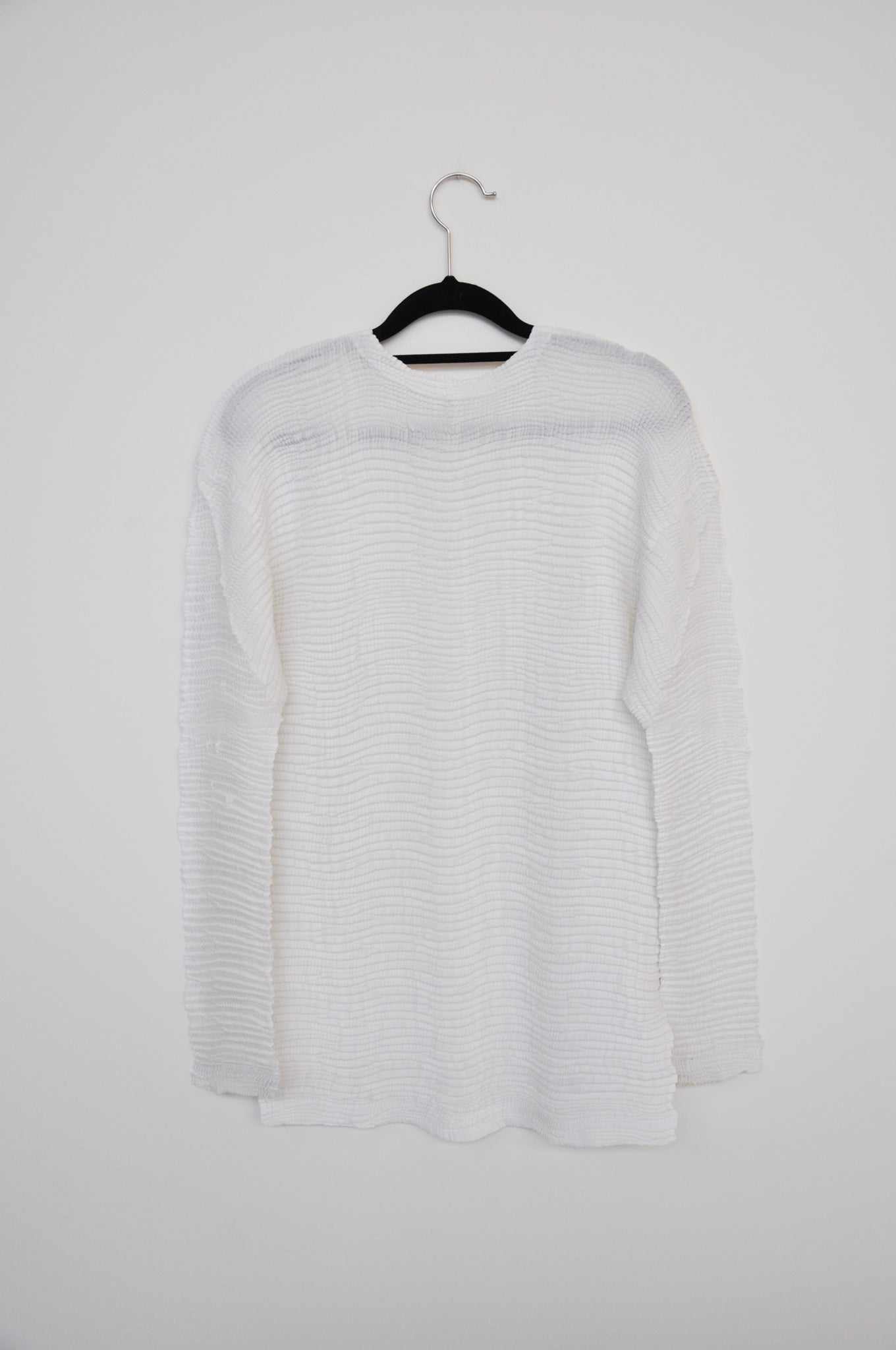 Issey Miyake Pleats Please Cardigan - White
