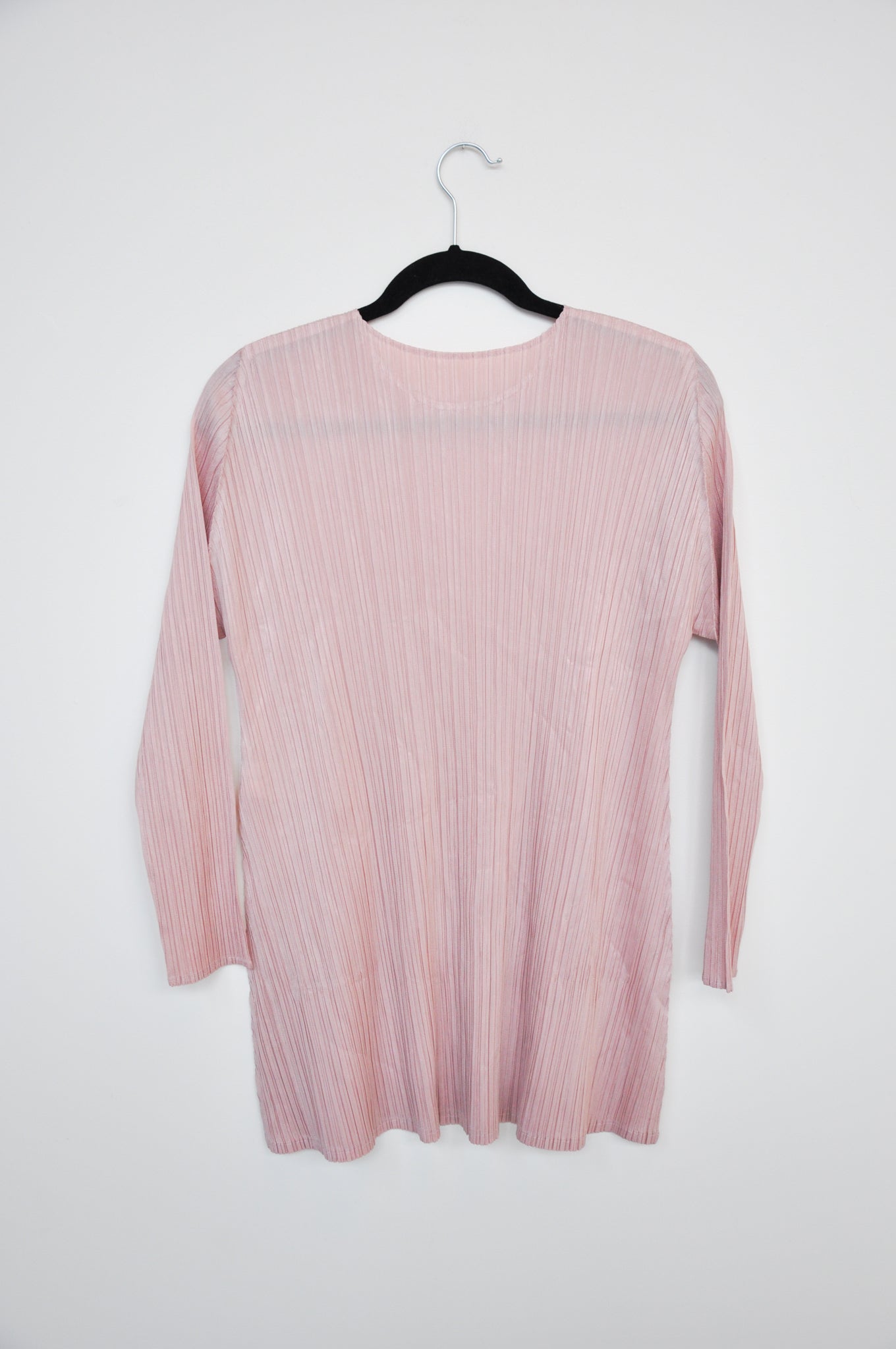 Issey Miyake Pleats Please long Sleeve Top - Blush Pink