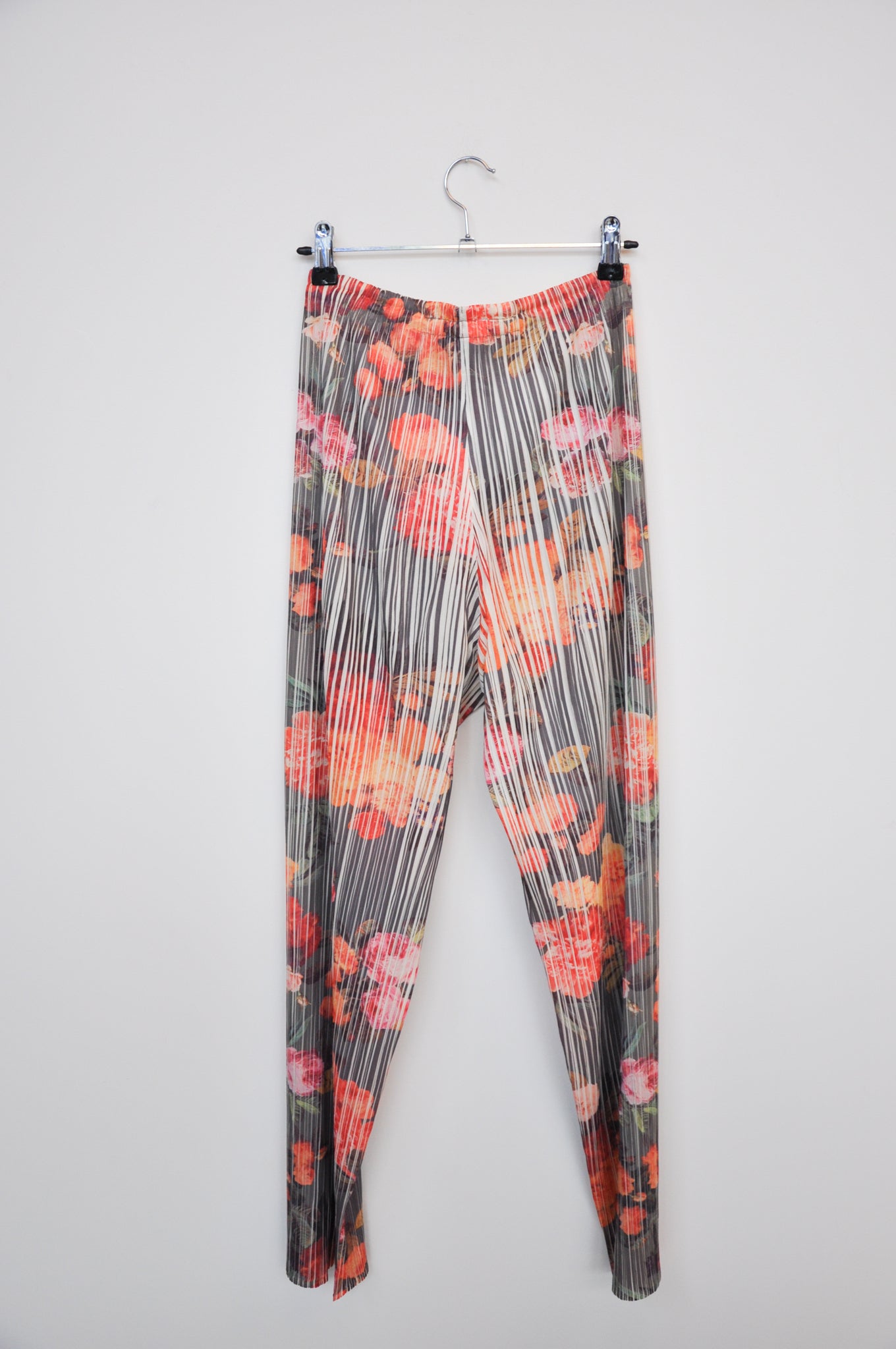 Issey Miyake Pleats Please Trousers - Rose Print