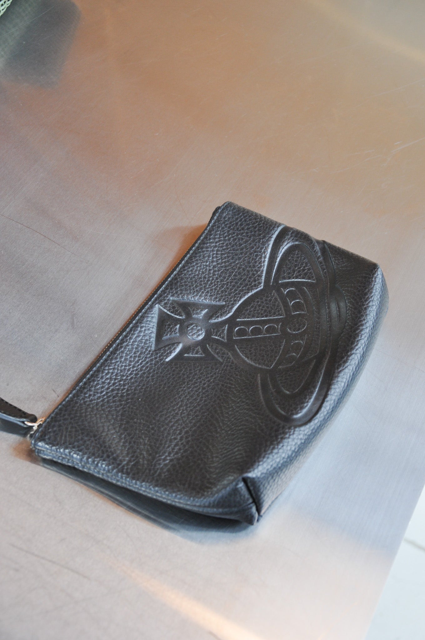 Vivienne Westwood Pouch - Black Leather
