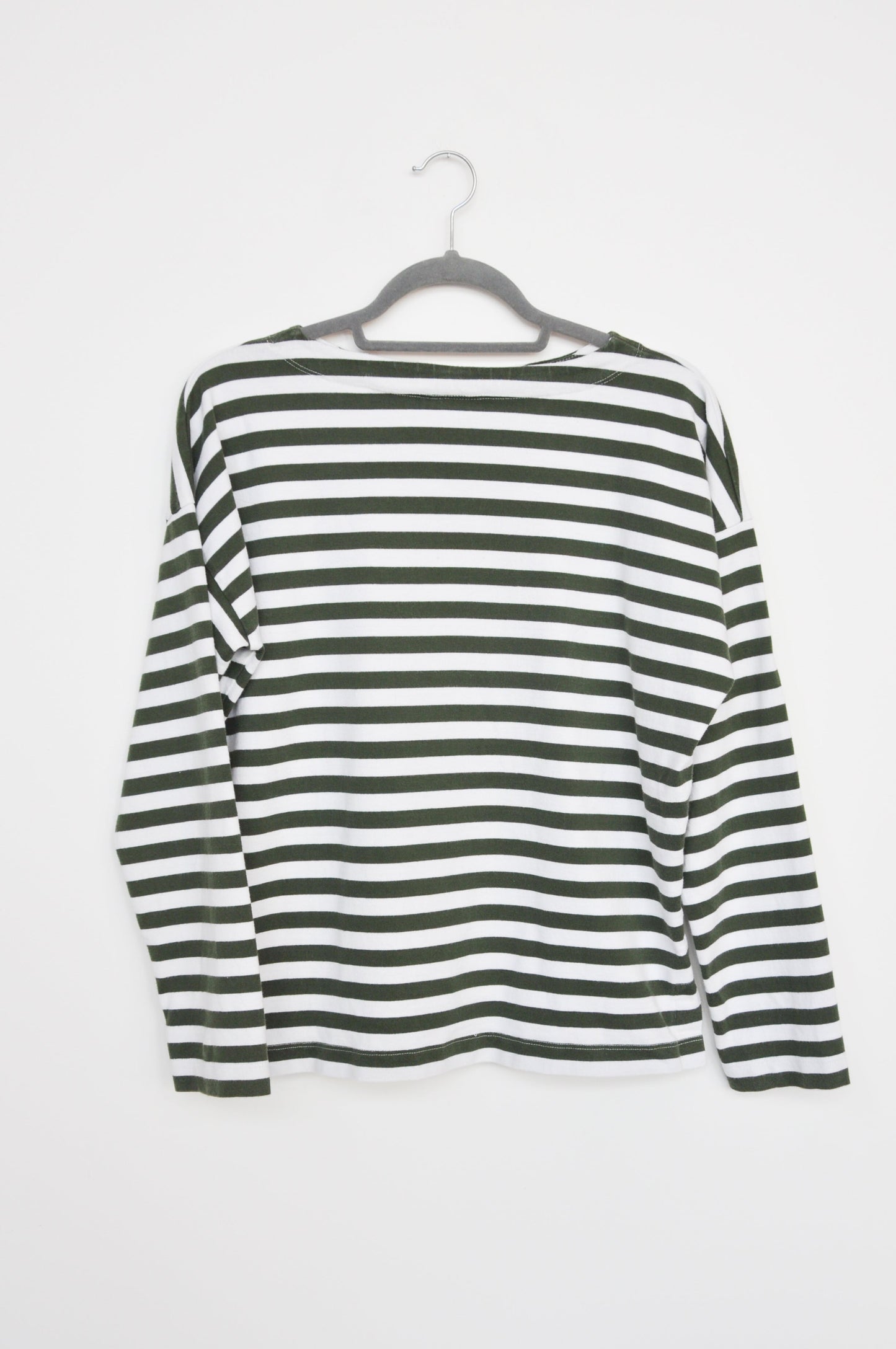 Kowtow Stripe Long Sleeve - green/white