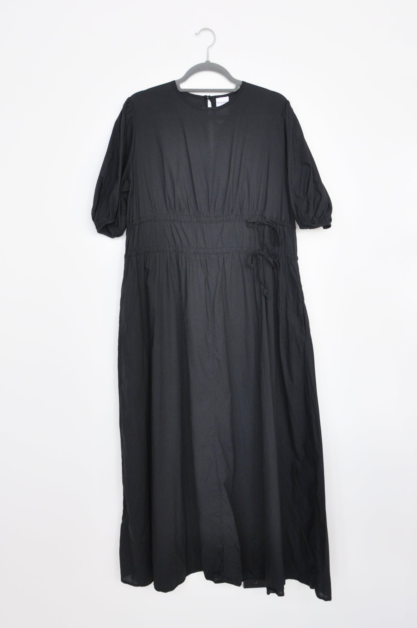 Kowtow Tie Up Dress - black