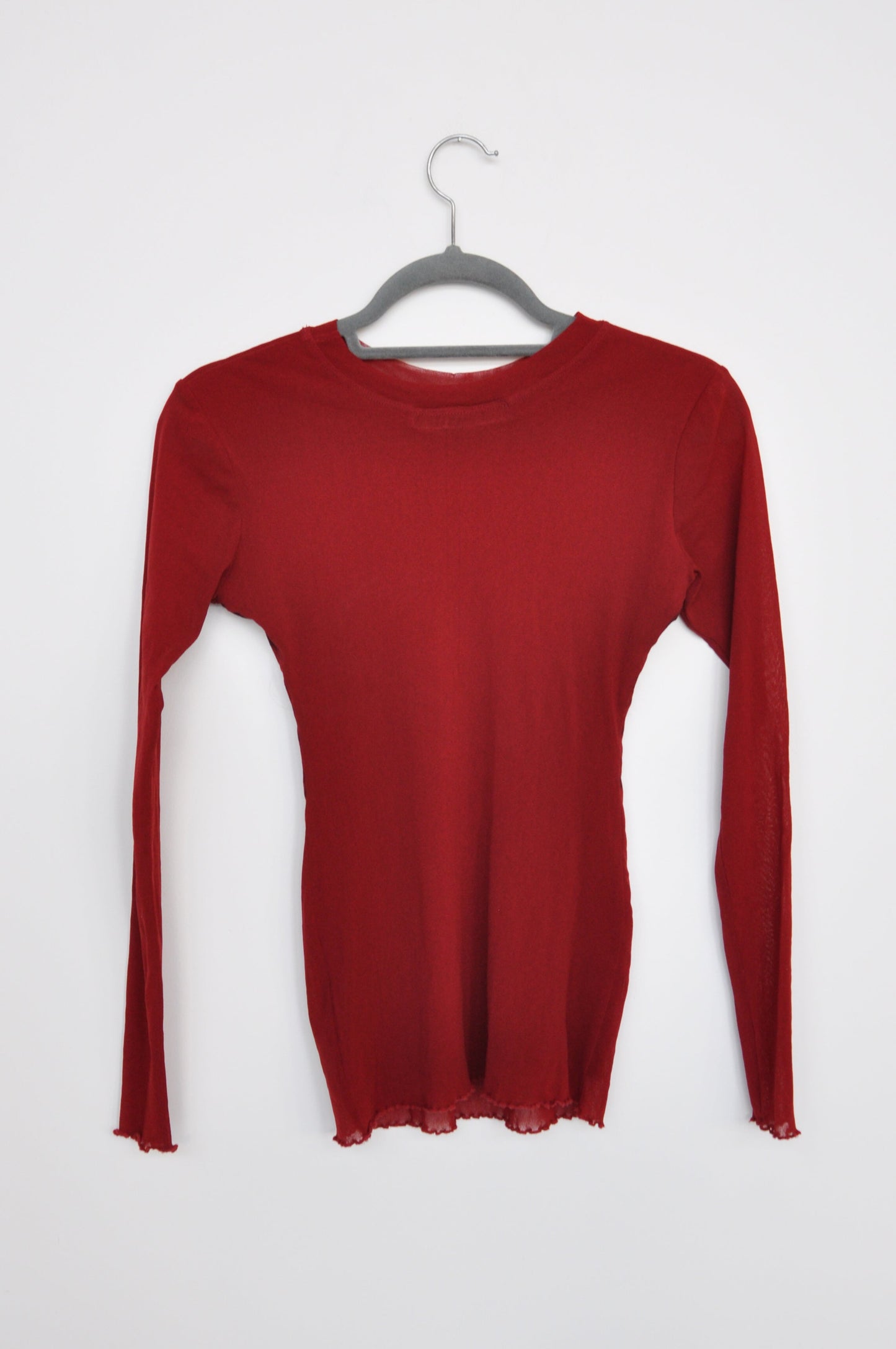 Roisin Dubh  Mesh Top - red