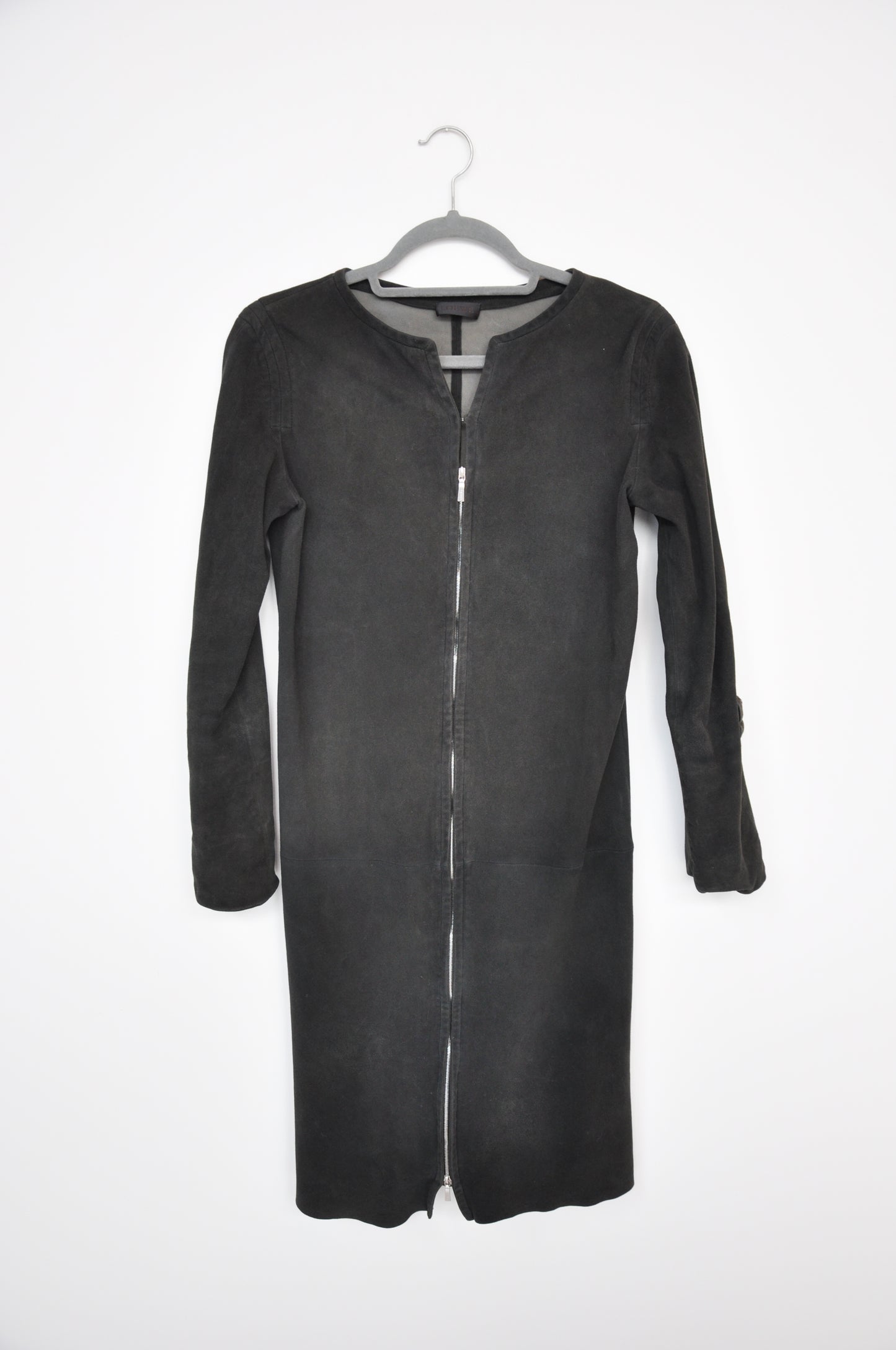 Loewe Leather Dress  - black