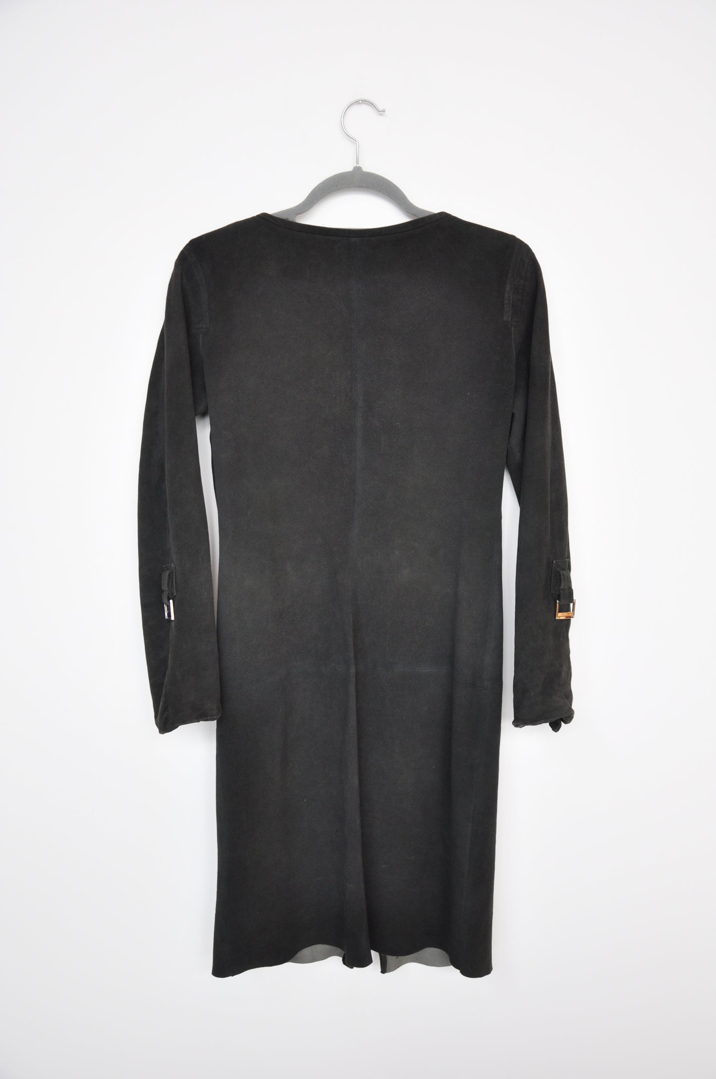 Loewe Leather Dress  - black