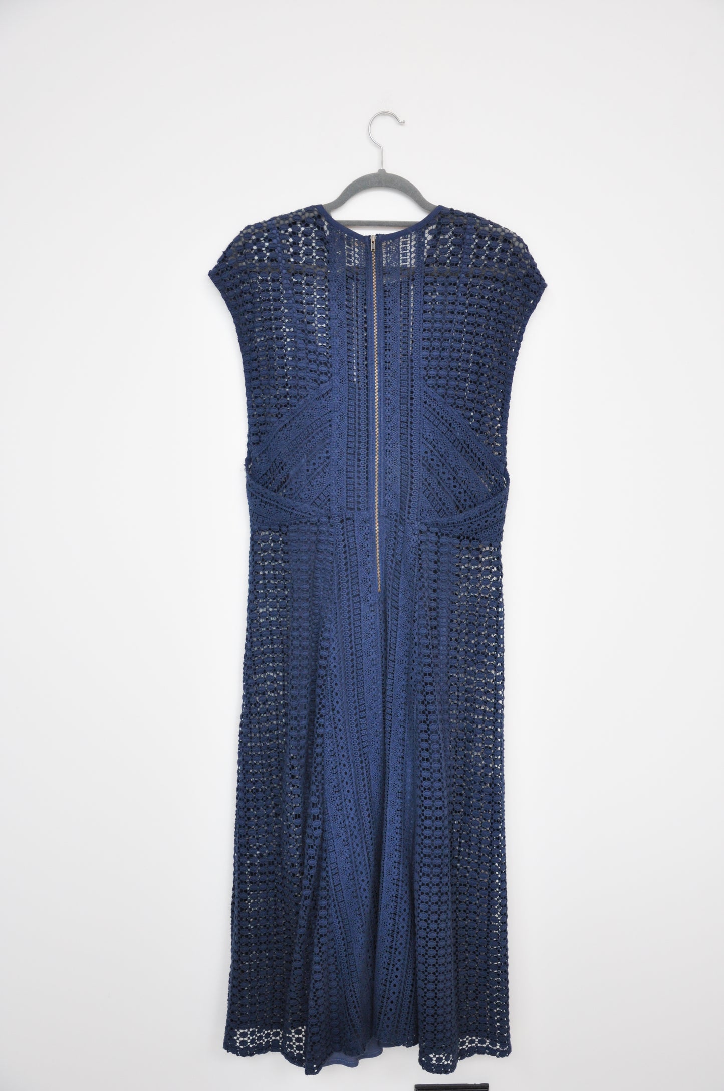 Kate Sylvester Crochet Dress - blue