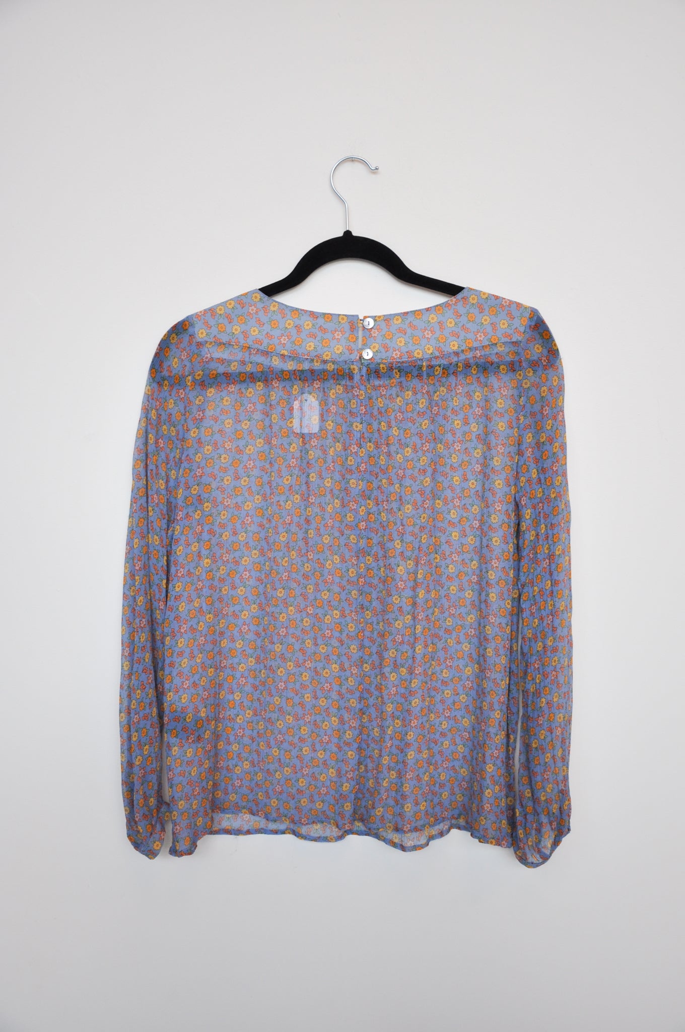 Twenty Seven Names Silk Shirt - Lavender Floral